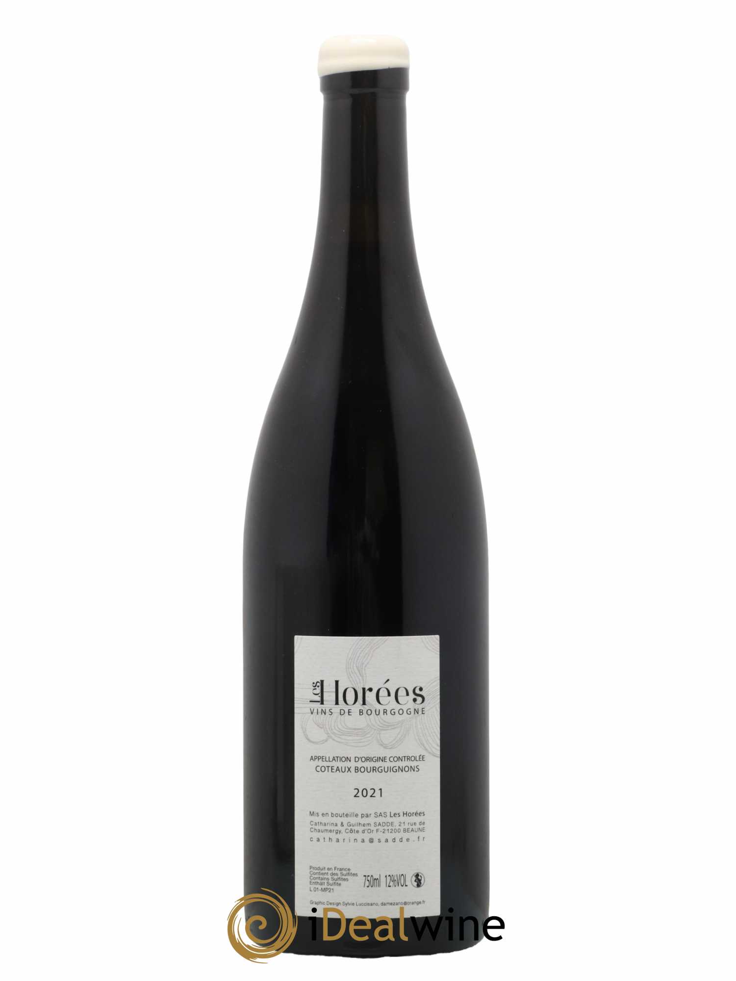 Coteaux Bourguignons Mon Poulain Les Horées 2021 - Lot de 1 bouteille - 1