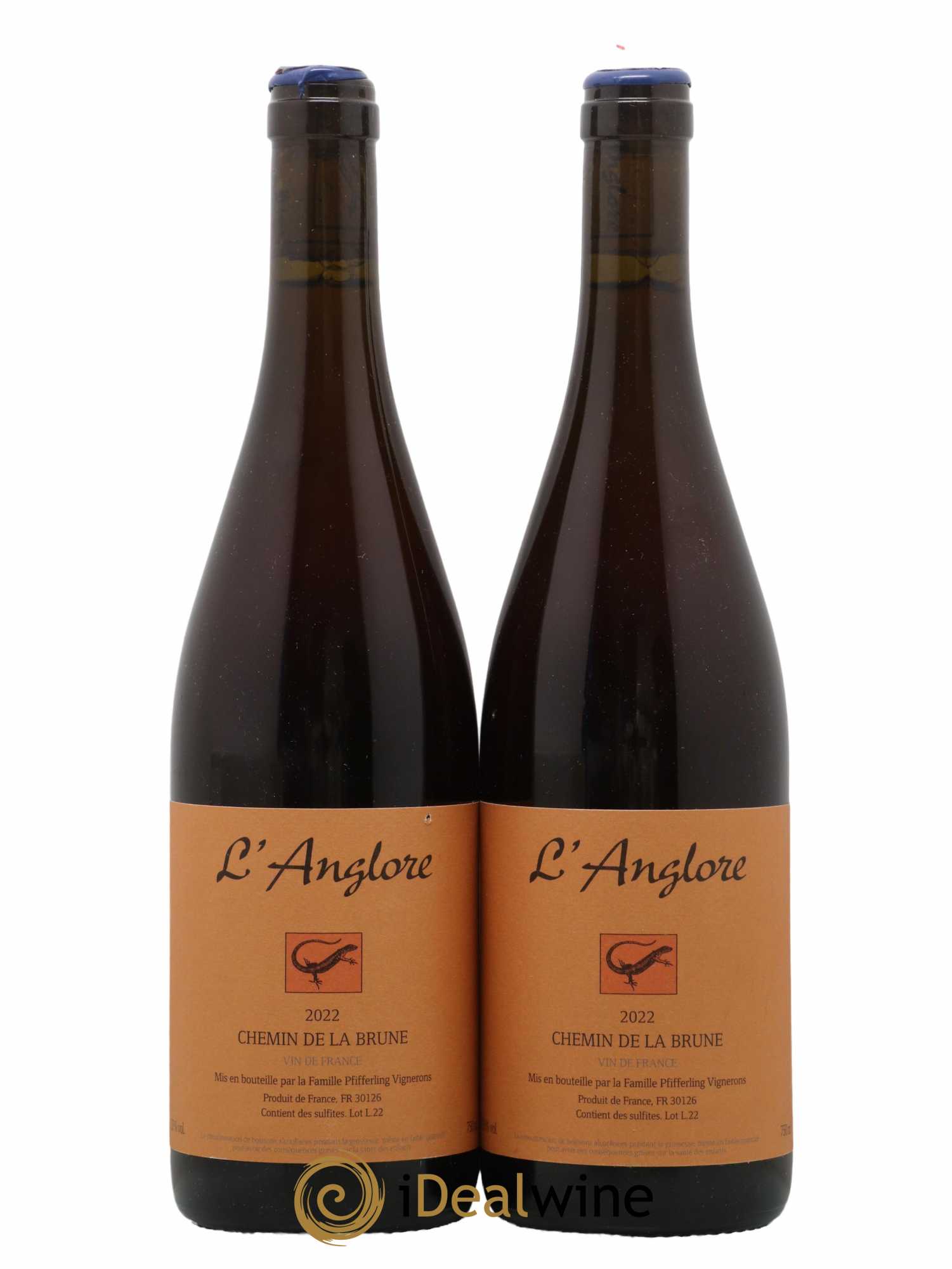 Vin de France Chemin de la brune L'Anglore 2022 - Lot de 2 bouteilles - 0