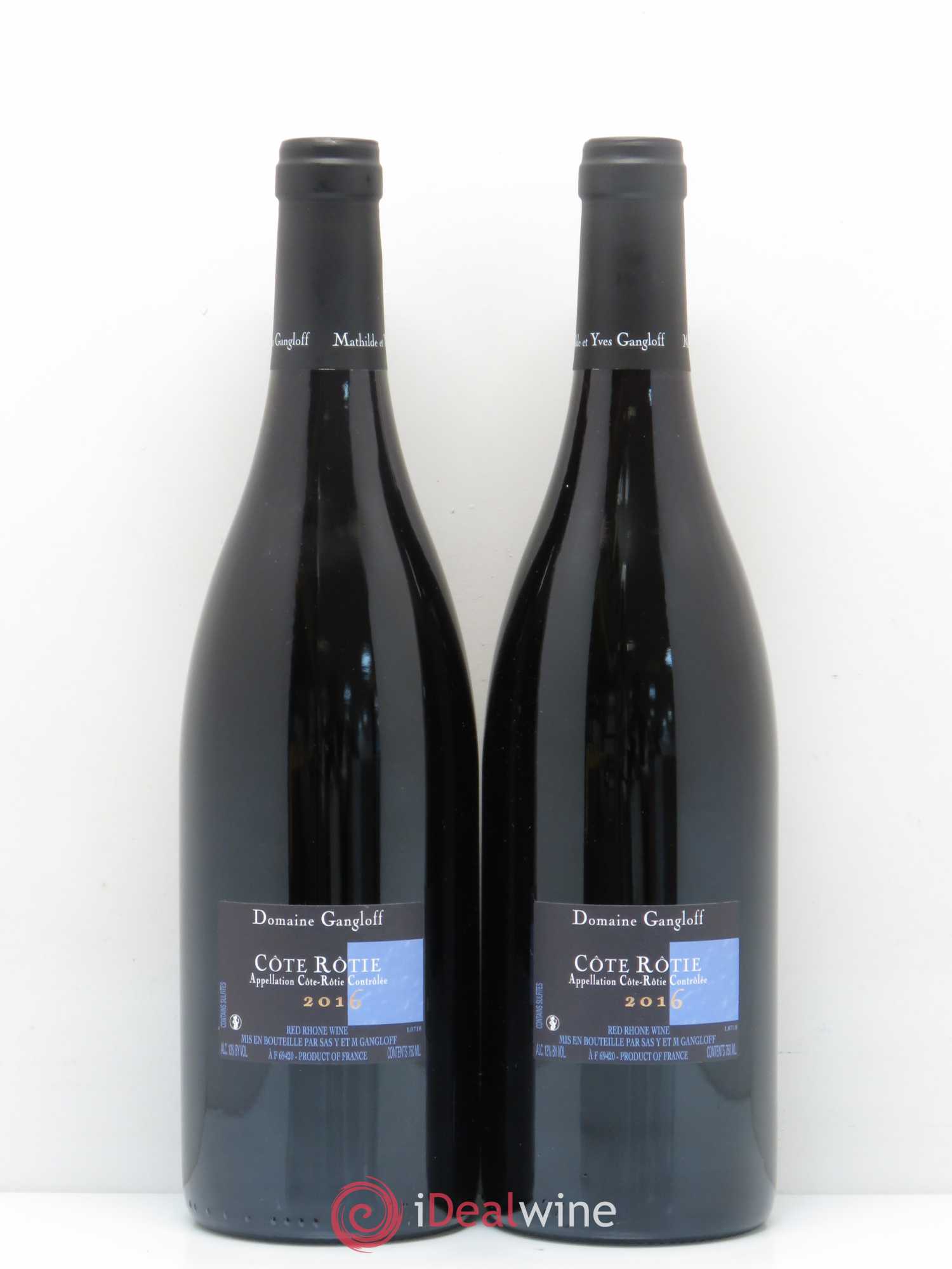 Côte-Rôtie La Barbarine Gangloff (Domaine) (sans prix de réserve) 2016 - Lot de 2 bouteilles - 1
