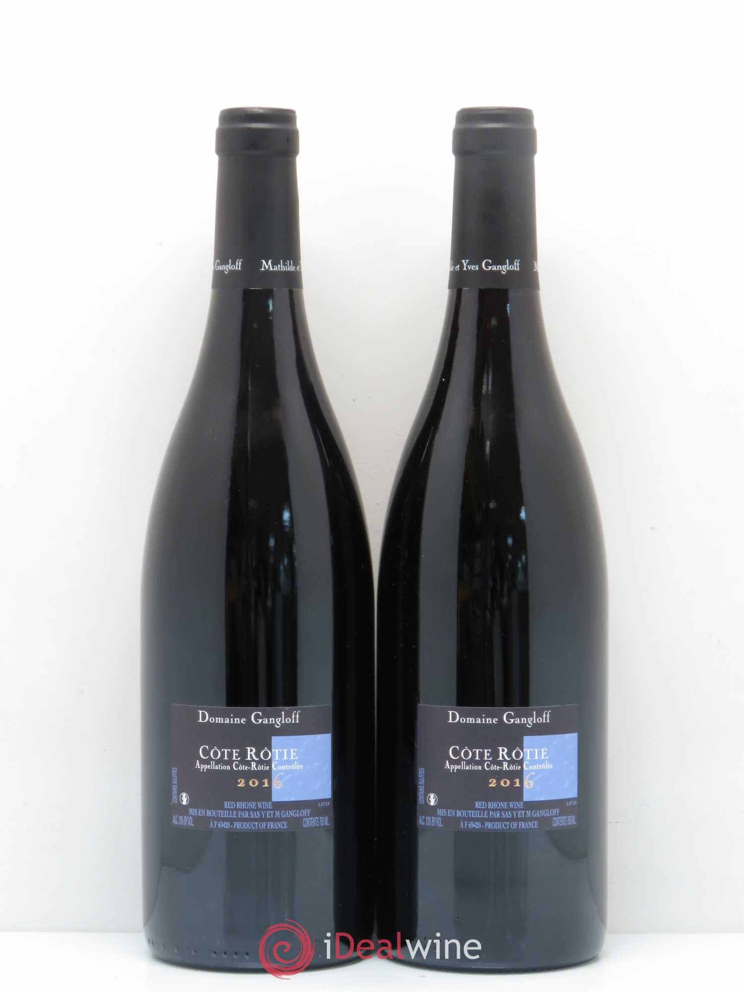 Côte-Rôtie La Barbarine Gangloff (Domaine)  (sans prix de réserve) 2016 - Lot de 2 bouteilles - 1