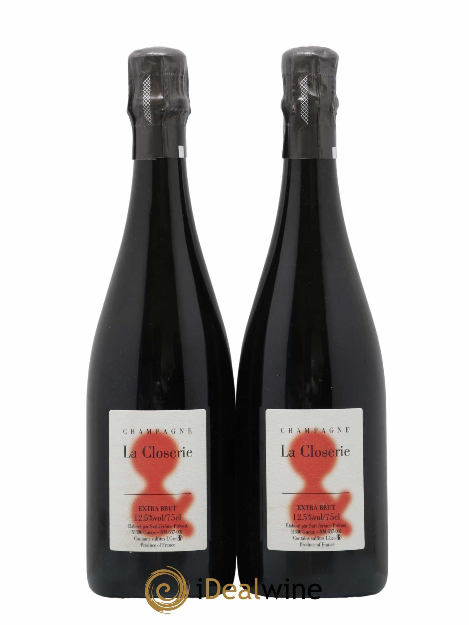 La Closerie Jérôme Prévost Extra Brut - Lot de 2 bouteilles - 0
