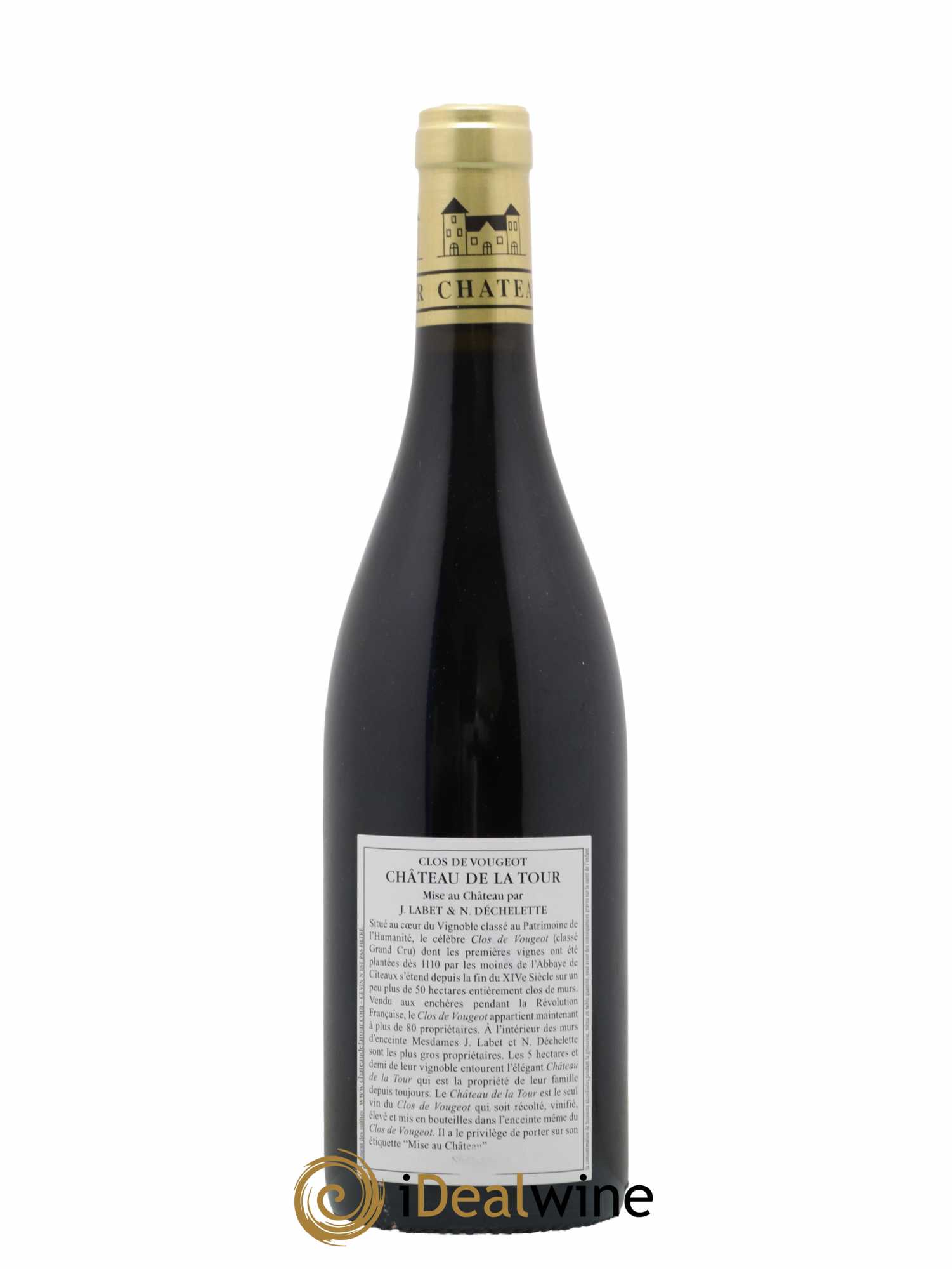 Clos de Vougeot Grand Cru Vieilles Vignes Château de La Tour 2020 - Lot de 1 bouteille - 1