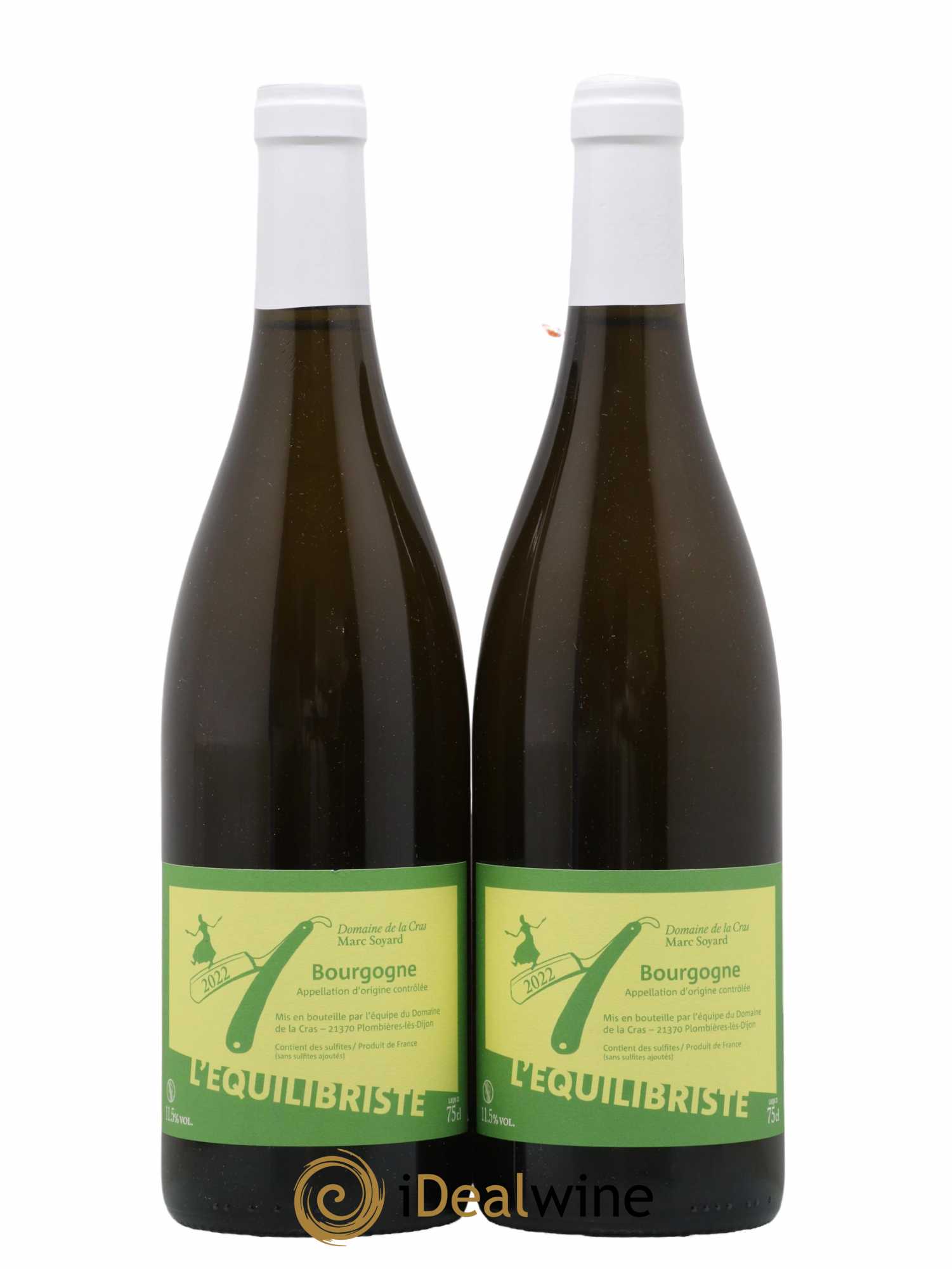 Bourgogne L'Equilibriste Domaine de la Cras - Marc Soyard 2022 - Lot de 2 bouteilles - 0