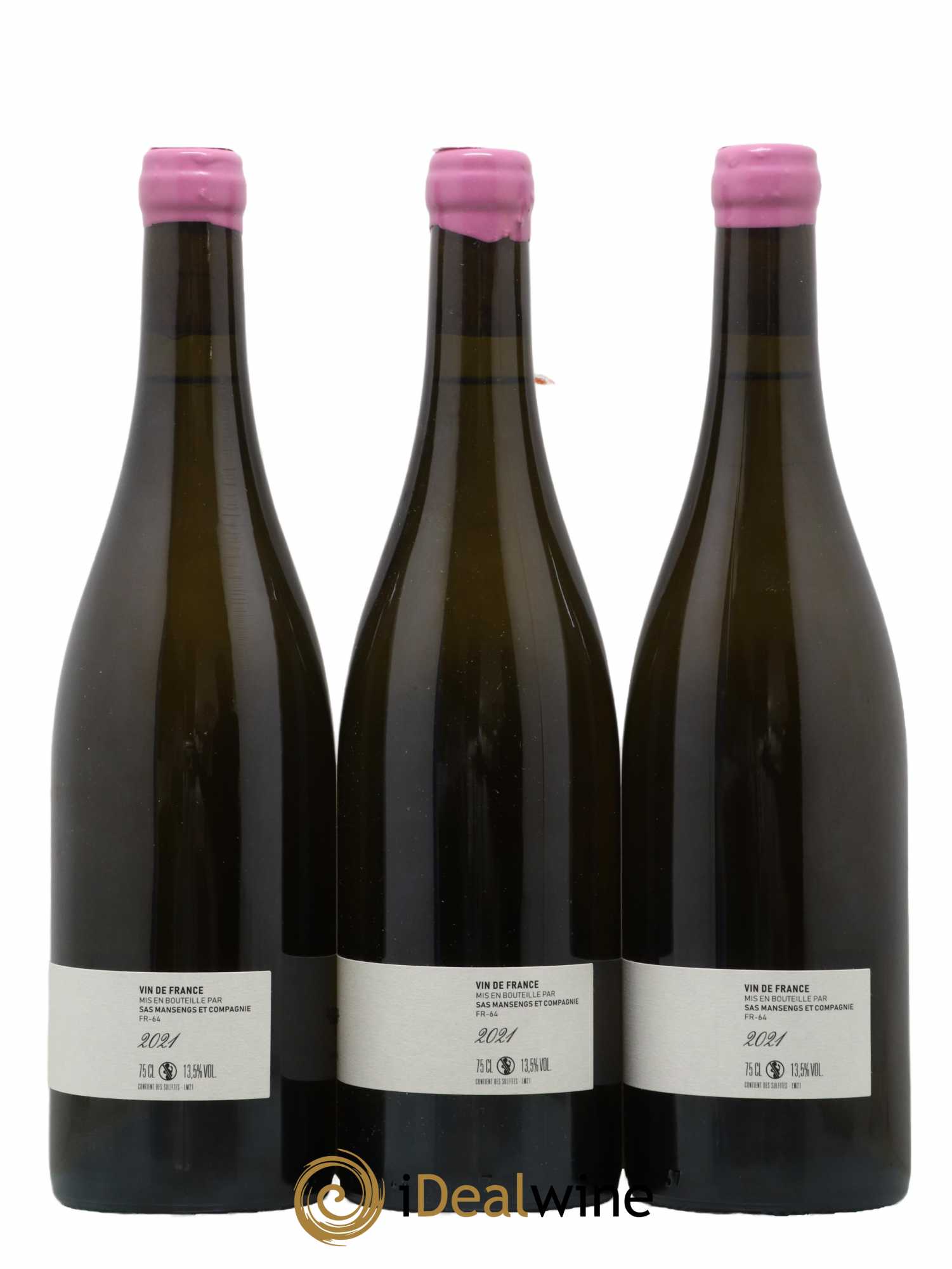 Vin de France Mansengs Jean-Baptiste Semmartin 2021 - Lot de 3 bouteilles - 1