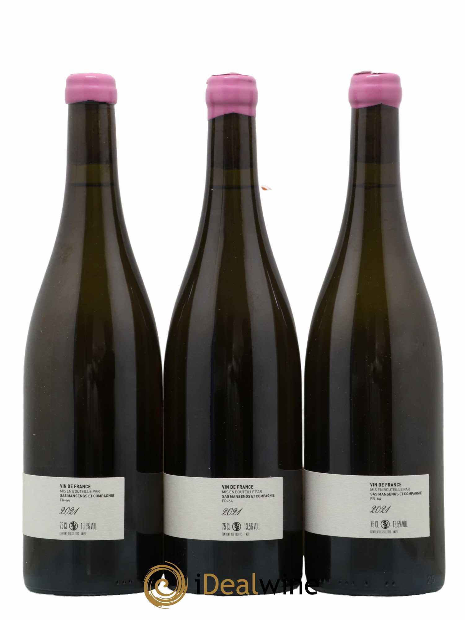 Vin de France Mansengs Jean-Baptiste Semmartin 2021 - Lot de 3 bouteilles - 1