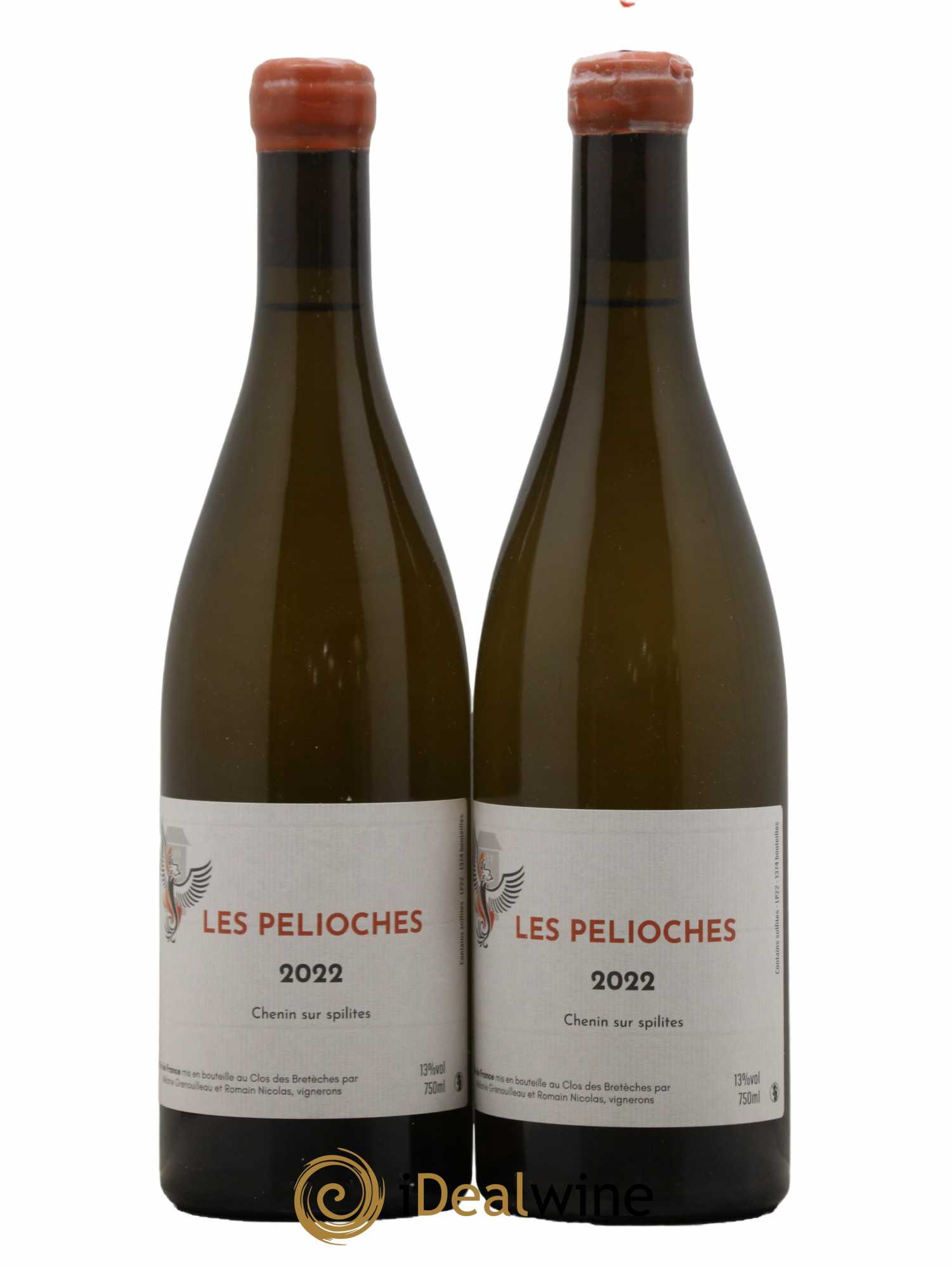 Vin de France Les Pelioches Clos des Bretèches 2022 - Lot de 2 bouteilles - 0