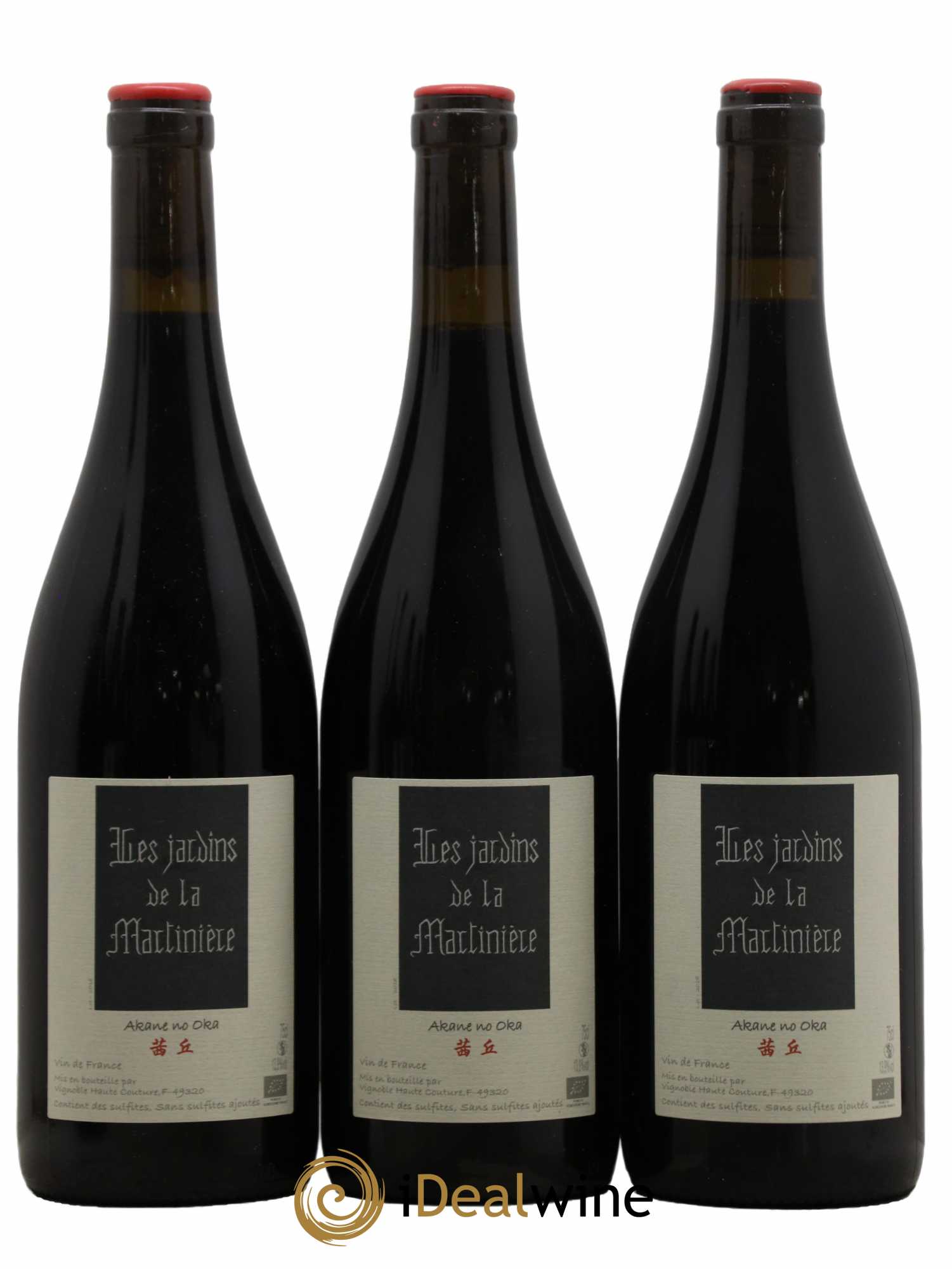 Vin de France Akane No Oka Les Jardins de la Martinière 2018 - Lot de 3 bouteilles - 0