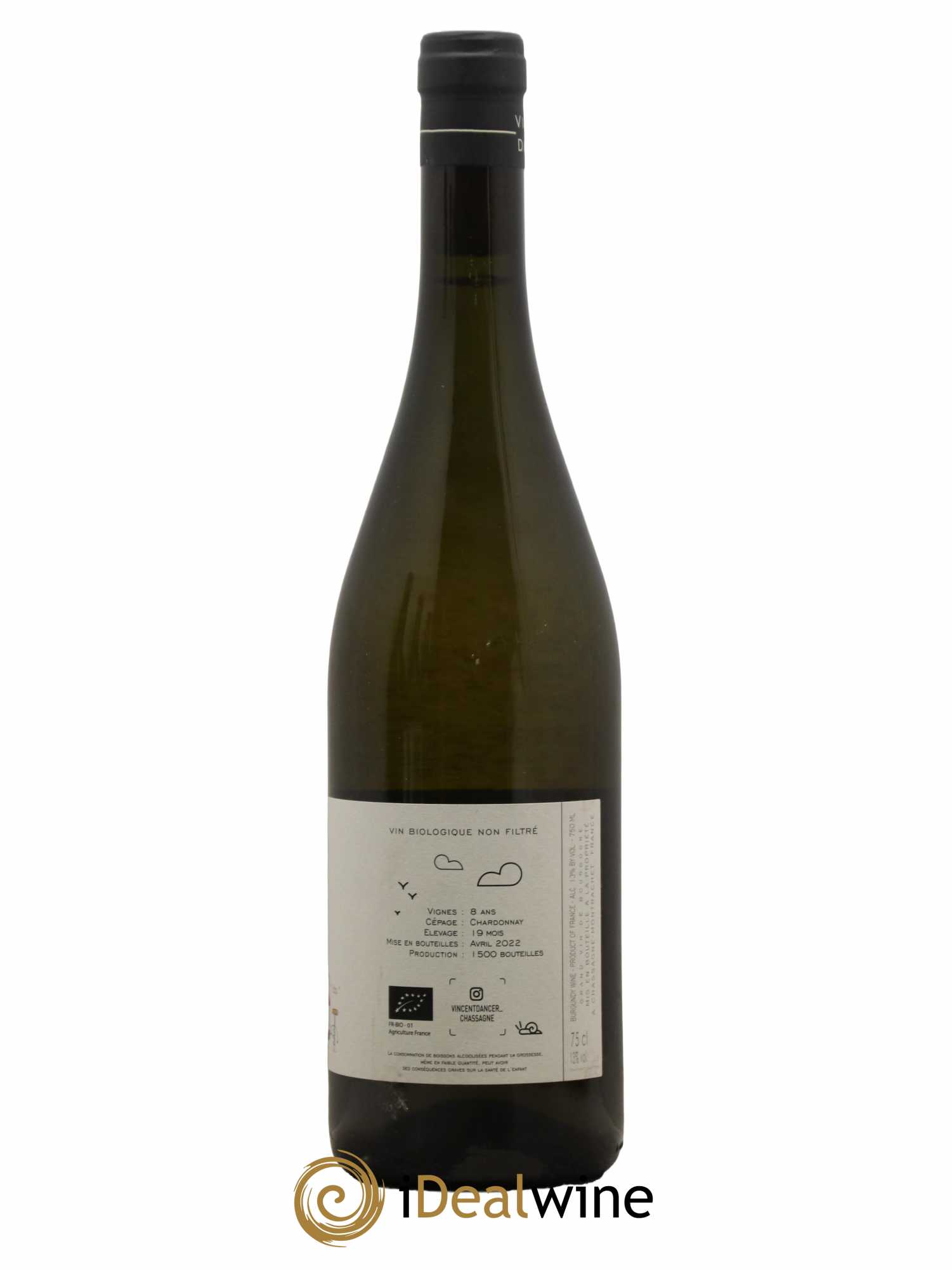 Chassagne-Montrachet 1er Cru Morgeot Vincent Dancer 2020 - Lot de 1 bouteille - 1