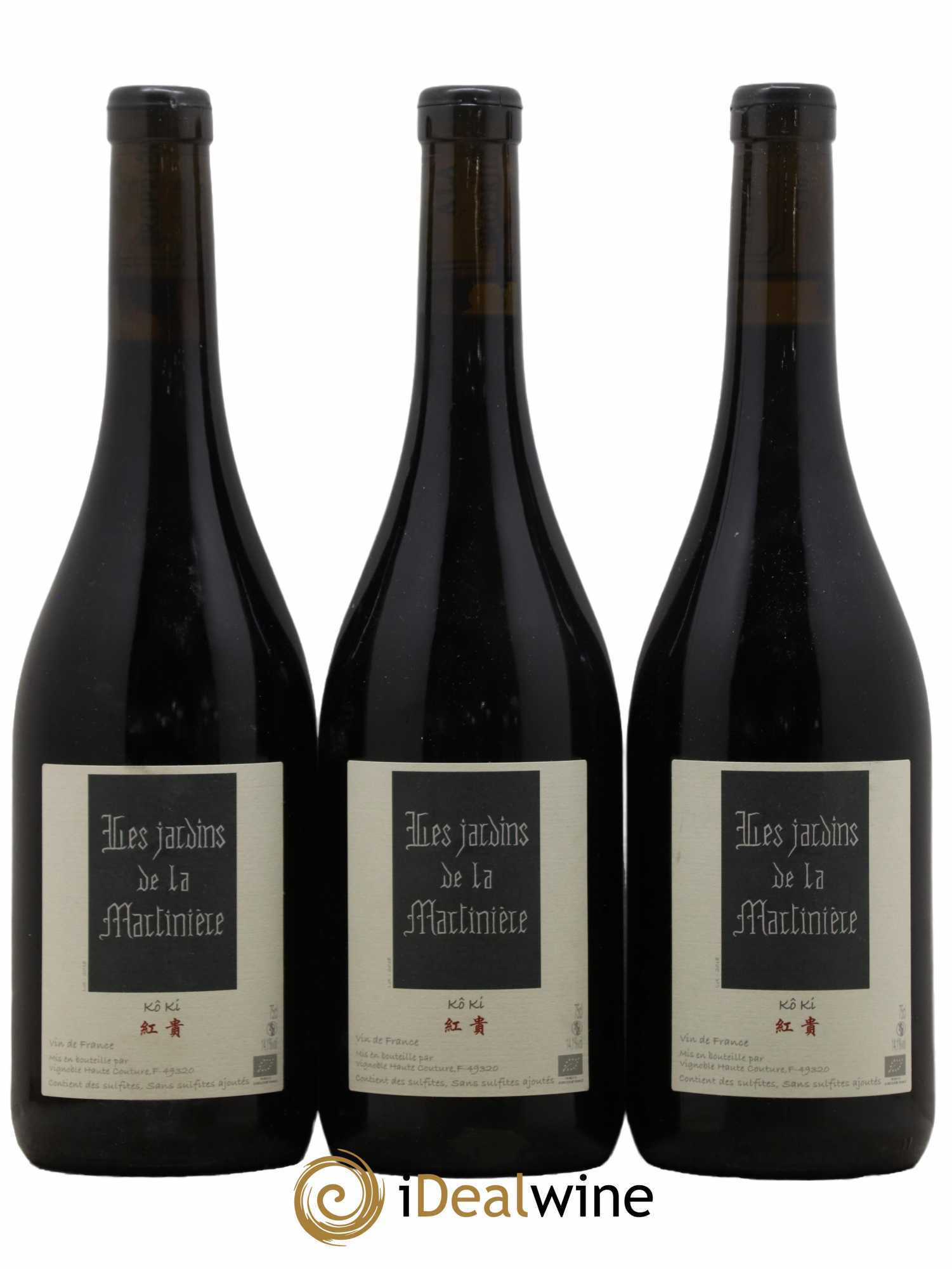 Vin de France Kô Ki Les Jardins de la Martinière 2018 - Lot de 3 bouteilles - 0