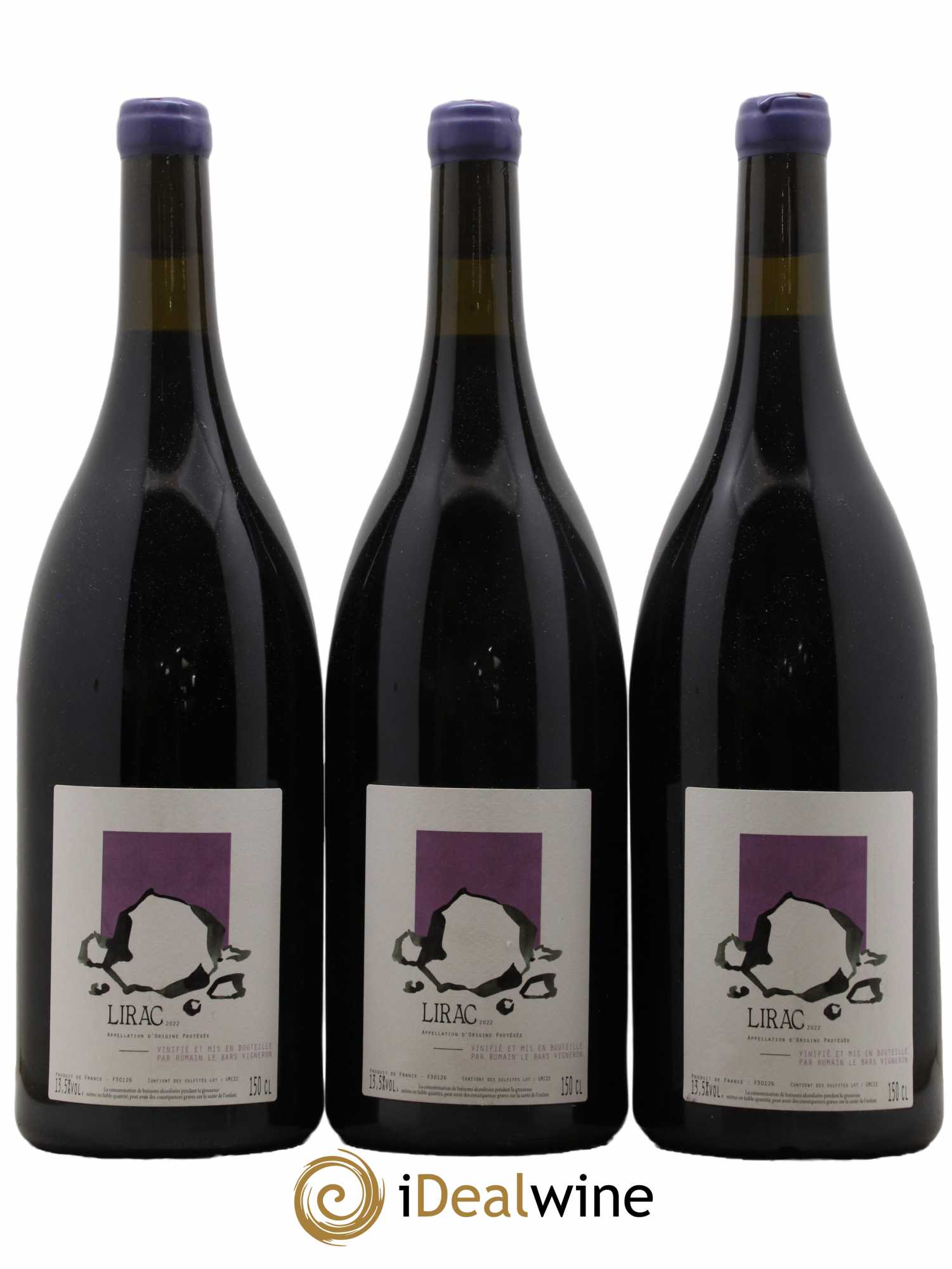 Lirac Romain Le Bars 2022 - Lot de 3 magnums - 0
