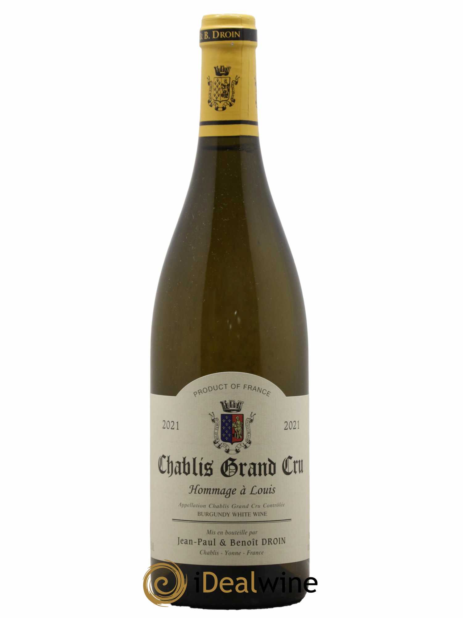 Chablis Grand Cru Hommage à Louis Jean-Paul & Benoît Droin (Domaine) 2021 - Lot de 1 bouteille - 0