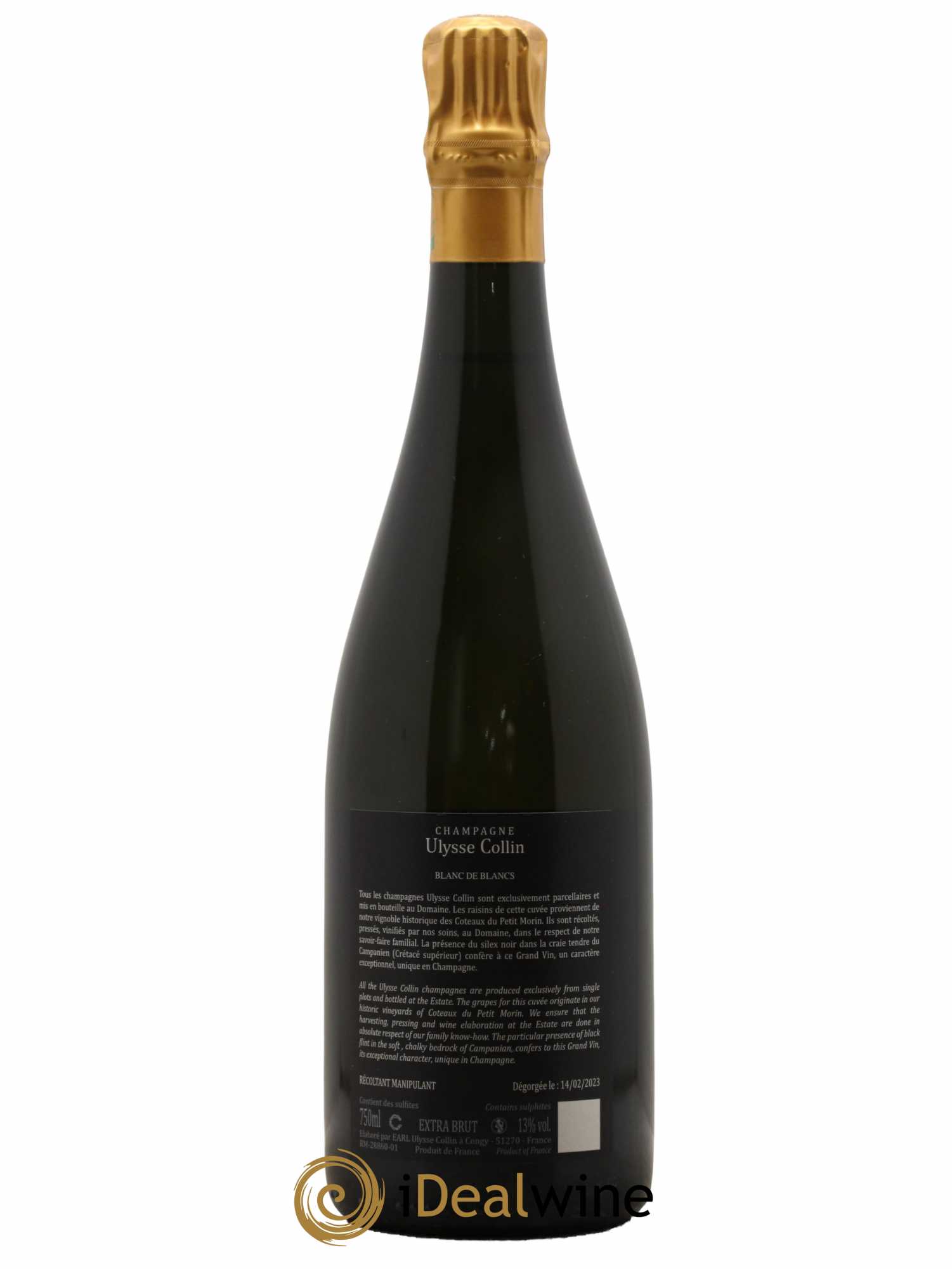 Les Pierrières Blancs de Blancs Extra-Brut Ulysse Collin - Lot de 1 bouteille - 1