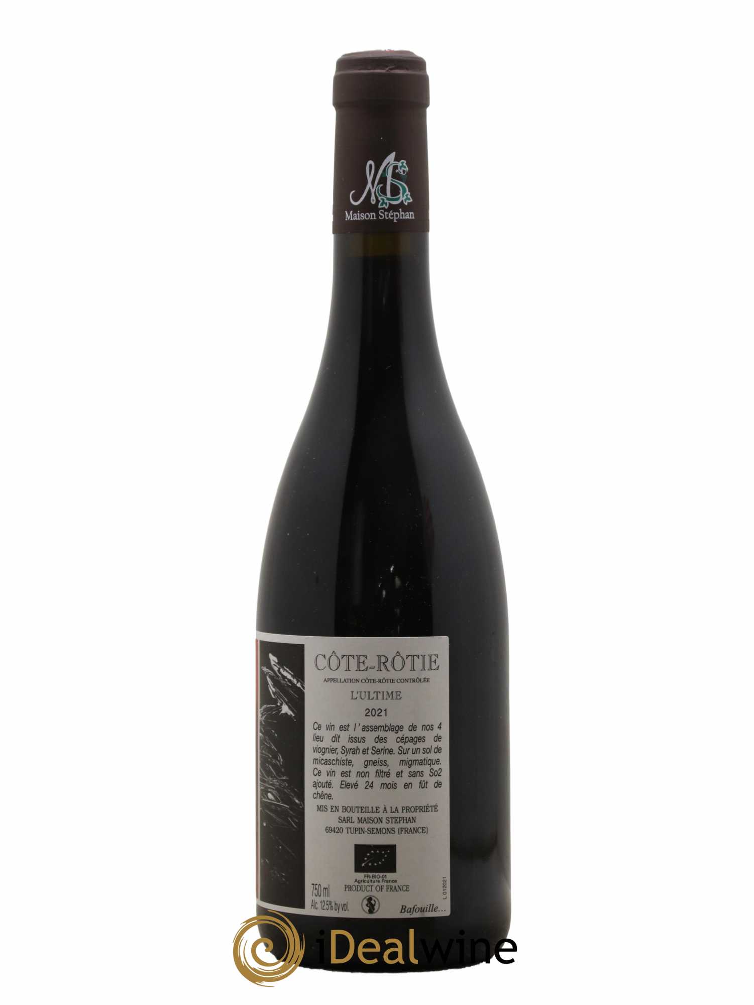 Côte-Rôtie l'Ultime Domaine Stephan 2021 - Lot de 1 bouteille - 1