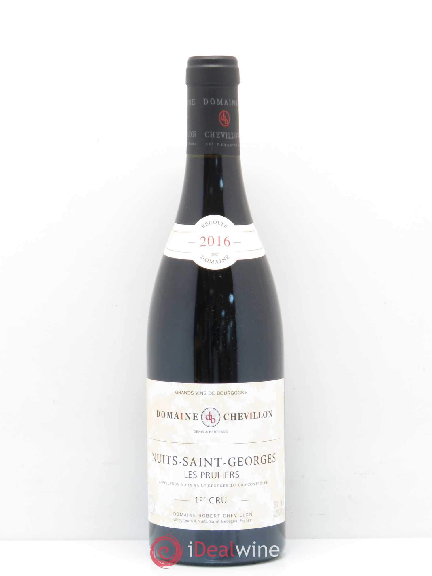 Nuits-Saint-Georges 1er Cru Les Pruliers Robert Chevillon 2016 - Lot de 1 bouteille - 0
