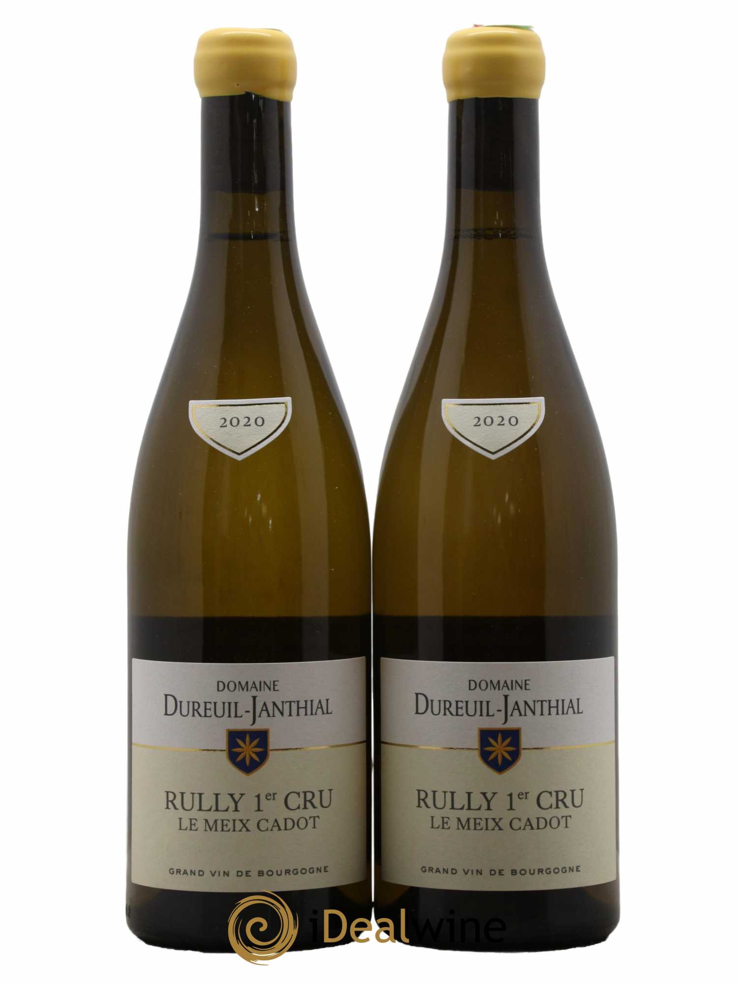 Rully 1er Cru Le Meix Cadot Vincent Dureuil-Janthial 2020 - Lot de 2 bouteilles - 0