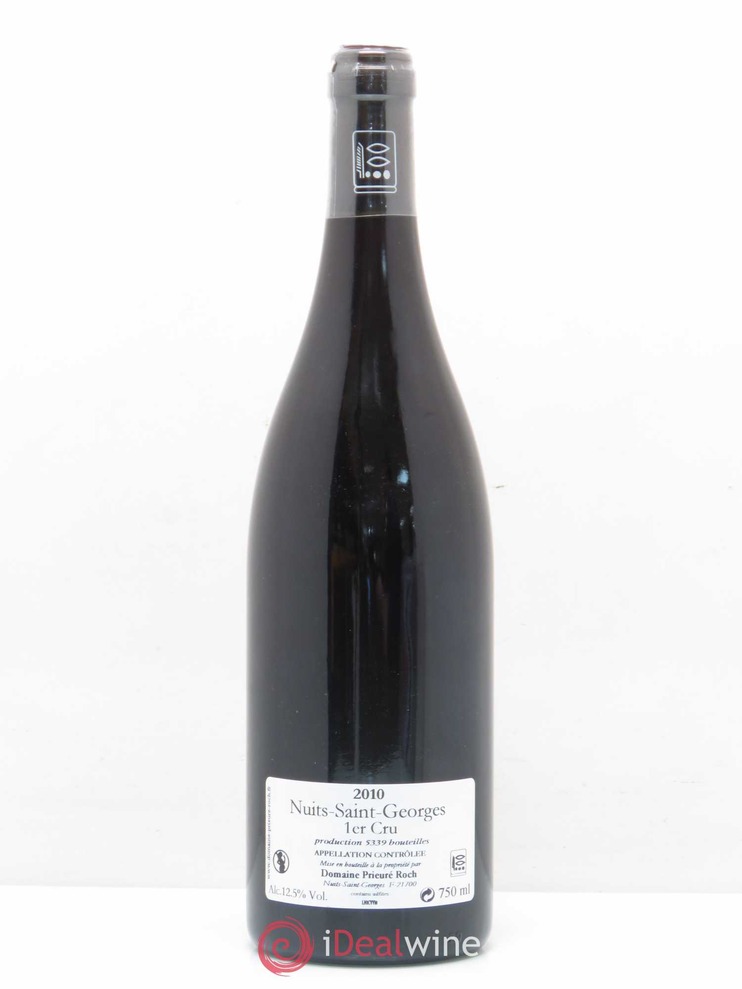 Nuits-Saint-Georges 1er Cru Vieilles Vignes Prieuré Roch 2010 - Lot de 1 bouteille - 1