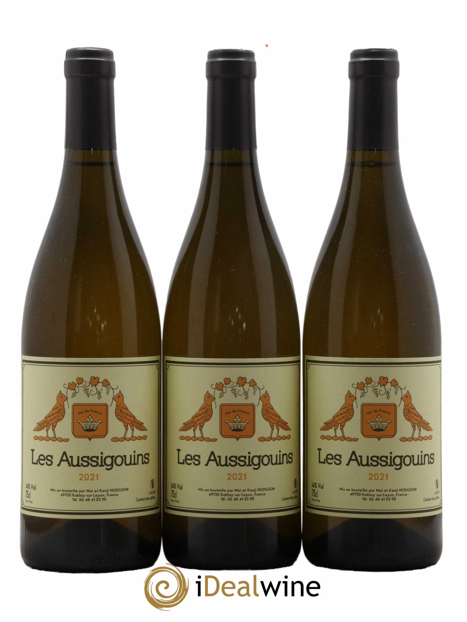 Vin de France Les Aussigouins Mai & Kenji Hodgson 2021 - Lot de 3 bouteilles - 0