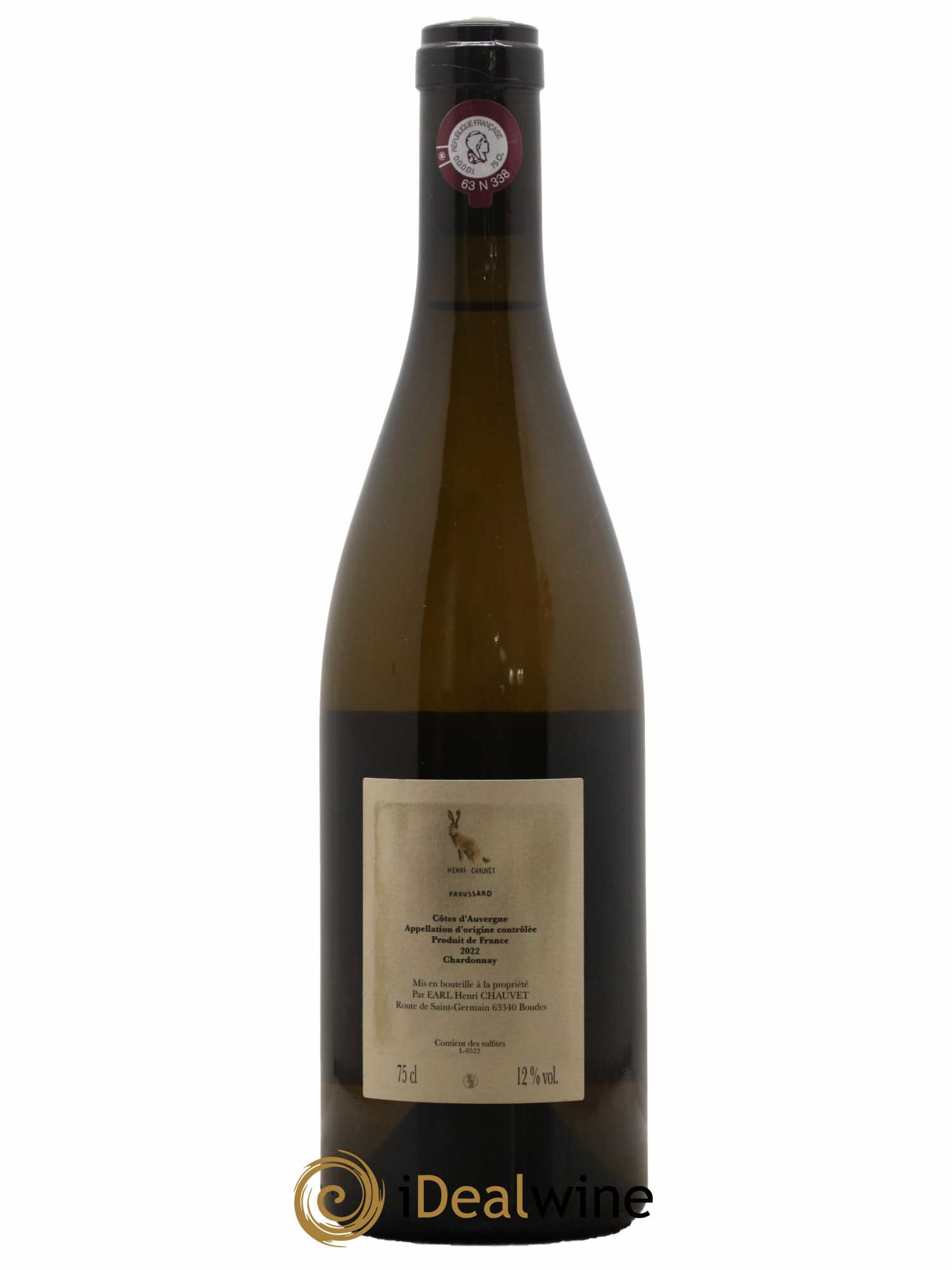 Vin de France Froussard Domaine Henri Chauvet 2022 - Lotto di 1 bottiglia - 1