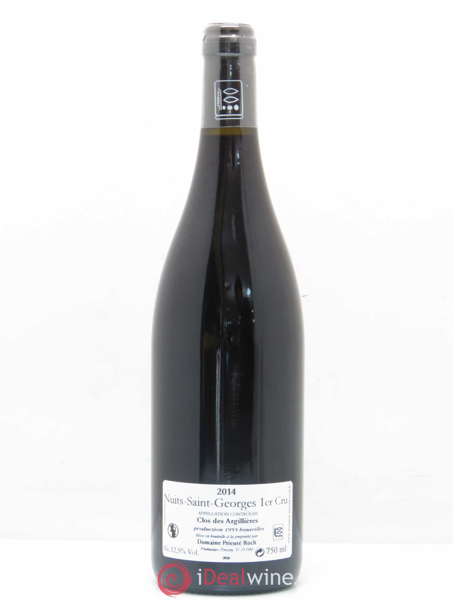 Nuits-Saint-Georges 1er Cru Clos des Argillières Prieuré Roch 2014 - Lot de 1 bouteille - 1