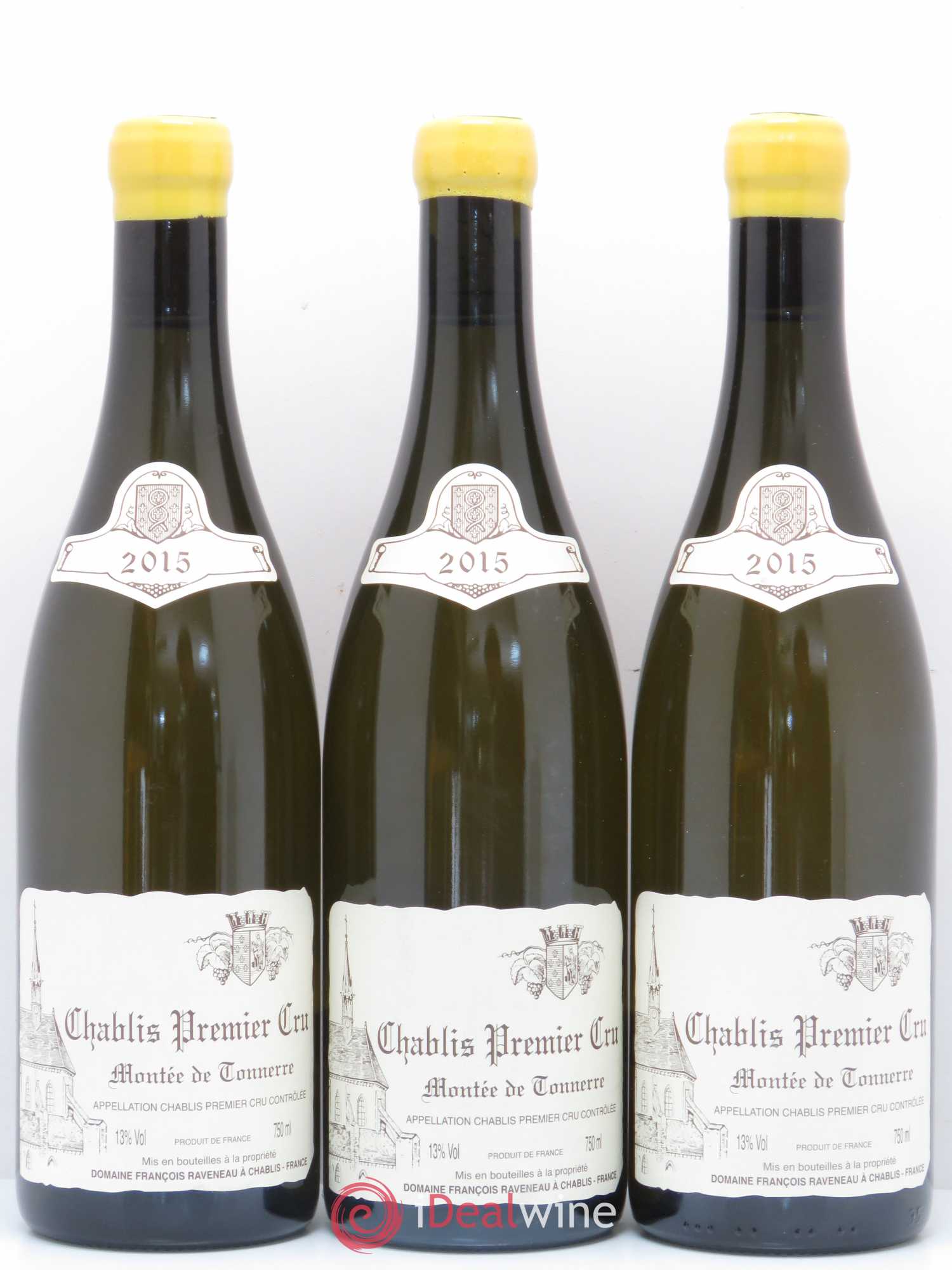 Chablis 1er Cru Montée de Tonnerre Raveneau (Domaine) 2015 - Lot de 3 bouteilles - 0