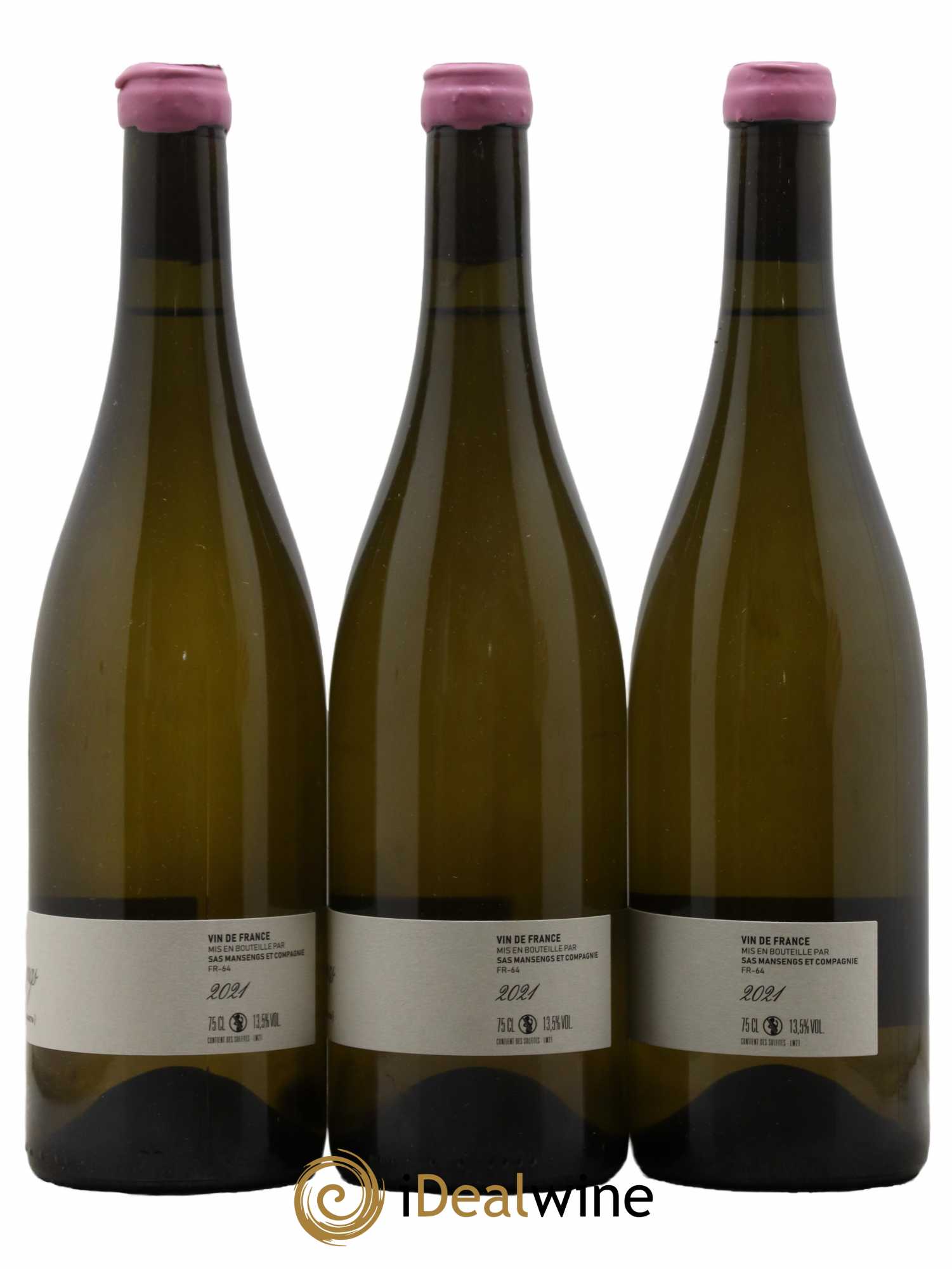 Vin de France Mansengs SAS Mansengs Jean Baptiste Semmartin 2021 - Lot de 3 bouteilles - 1