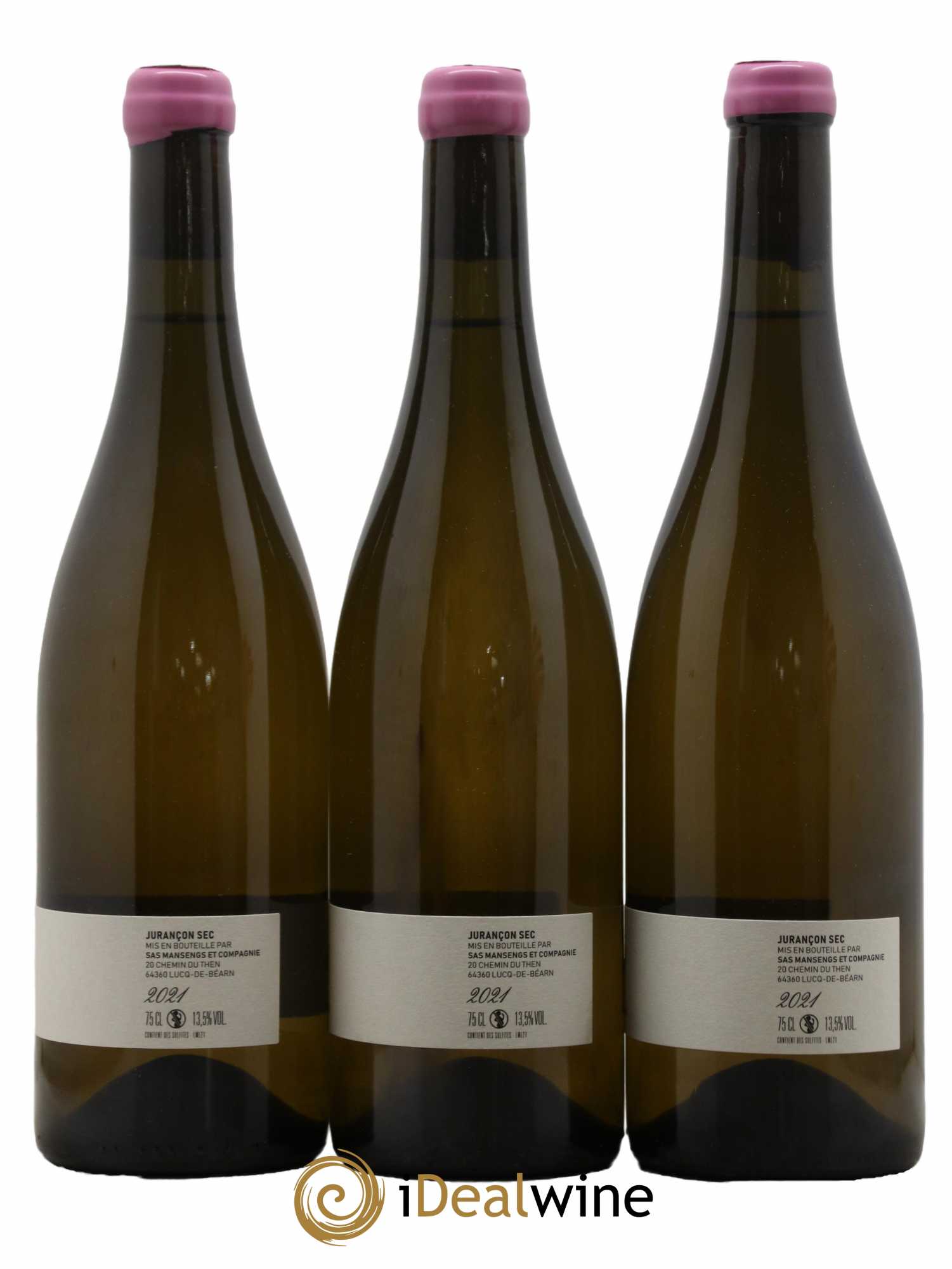 Vin de France Marcel SAS Mansengs Jean Baptiste Semmartin 2021 - Lot de 3 bouteilles - 1