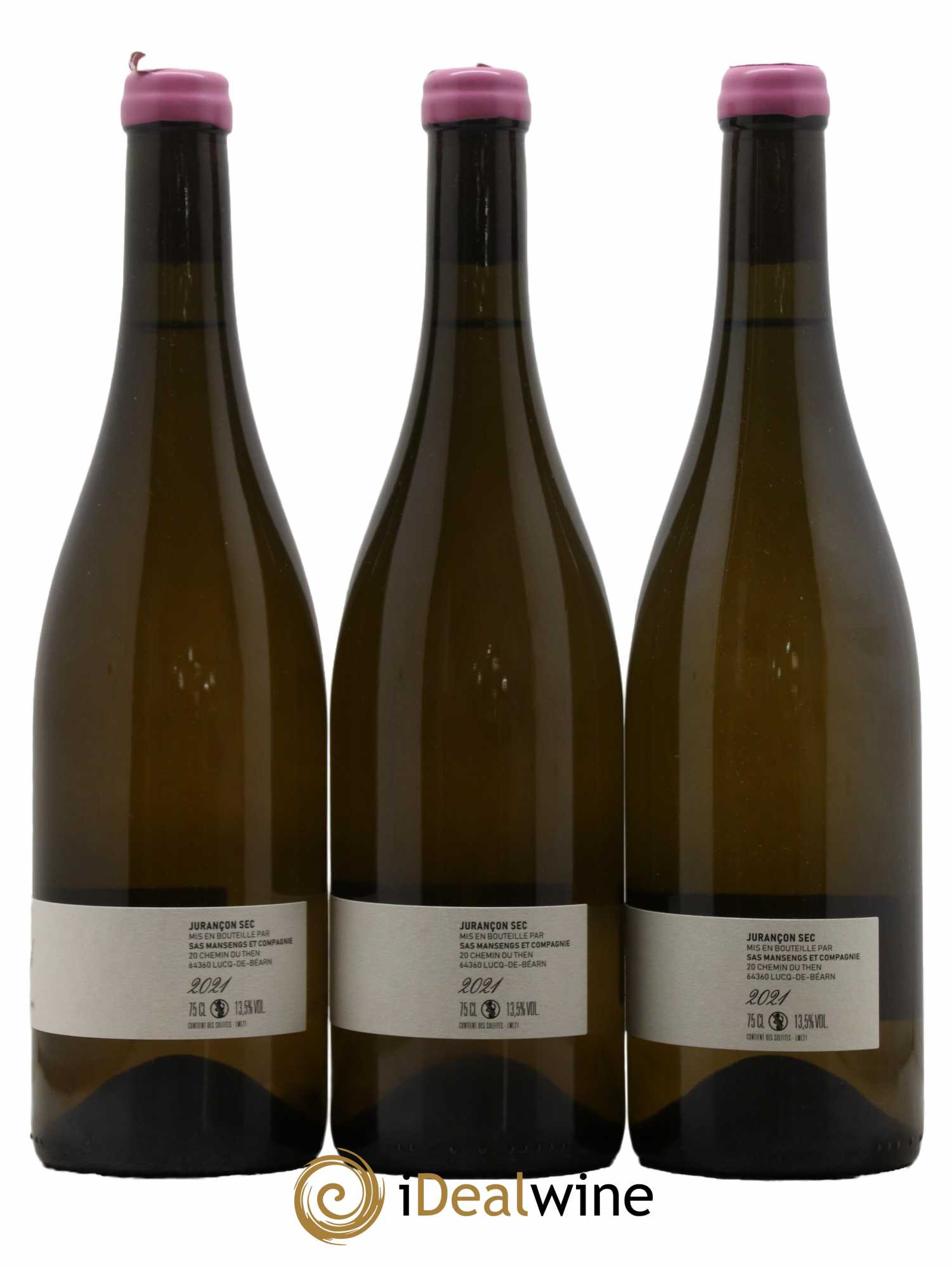 Vin de France Marcel SAS Mansengs Jean Baptiste Semmartin 2021 - Lot de 3 bouteilles - 1