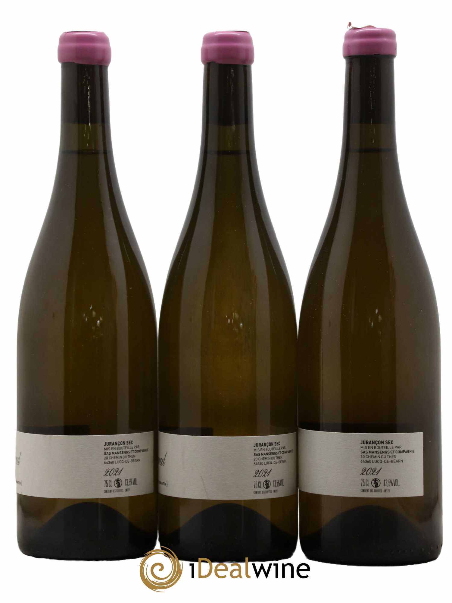 Vin de France Marcel SAS Mansengs Jean Baptiste Semmartin 2021 - Lot de 3 bouteilles - 1