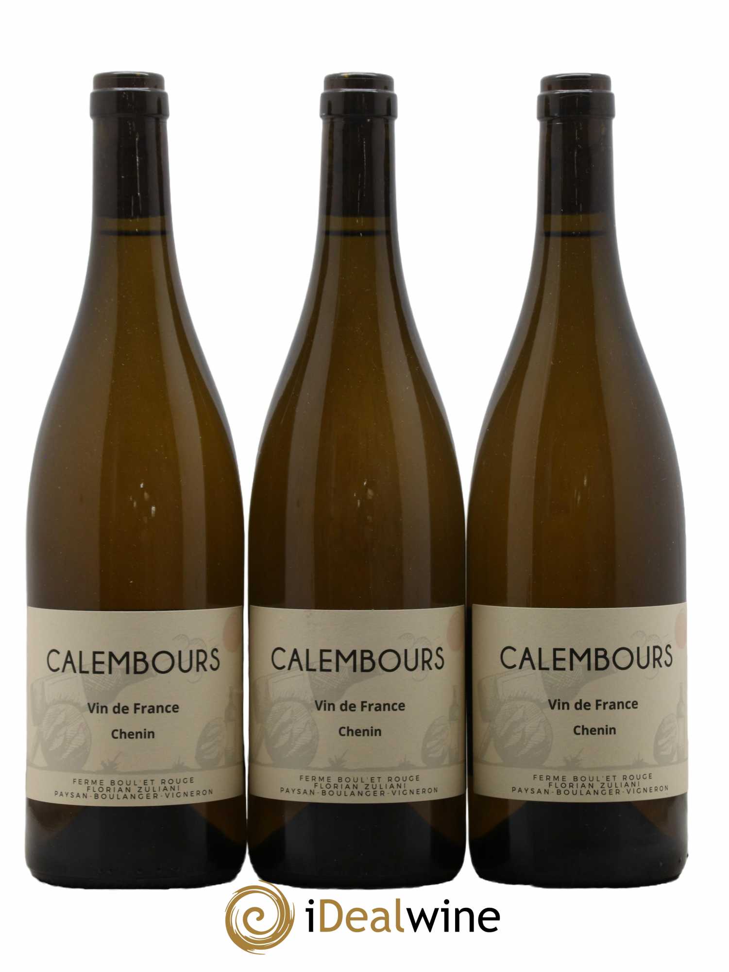 Vin de France Calembours Ferme Boul et Rouge Florian Zuliani 2021 - Lot de 3 bouteilles - 0