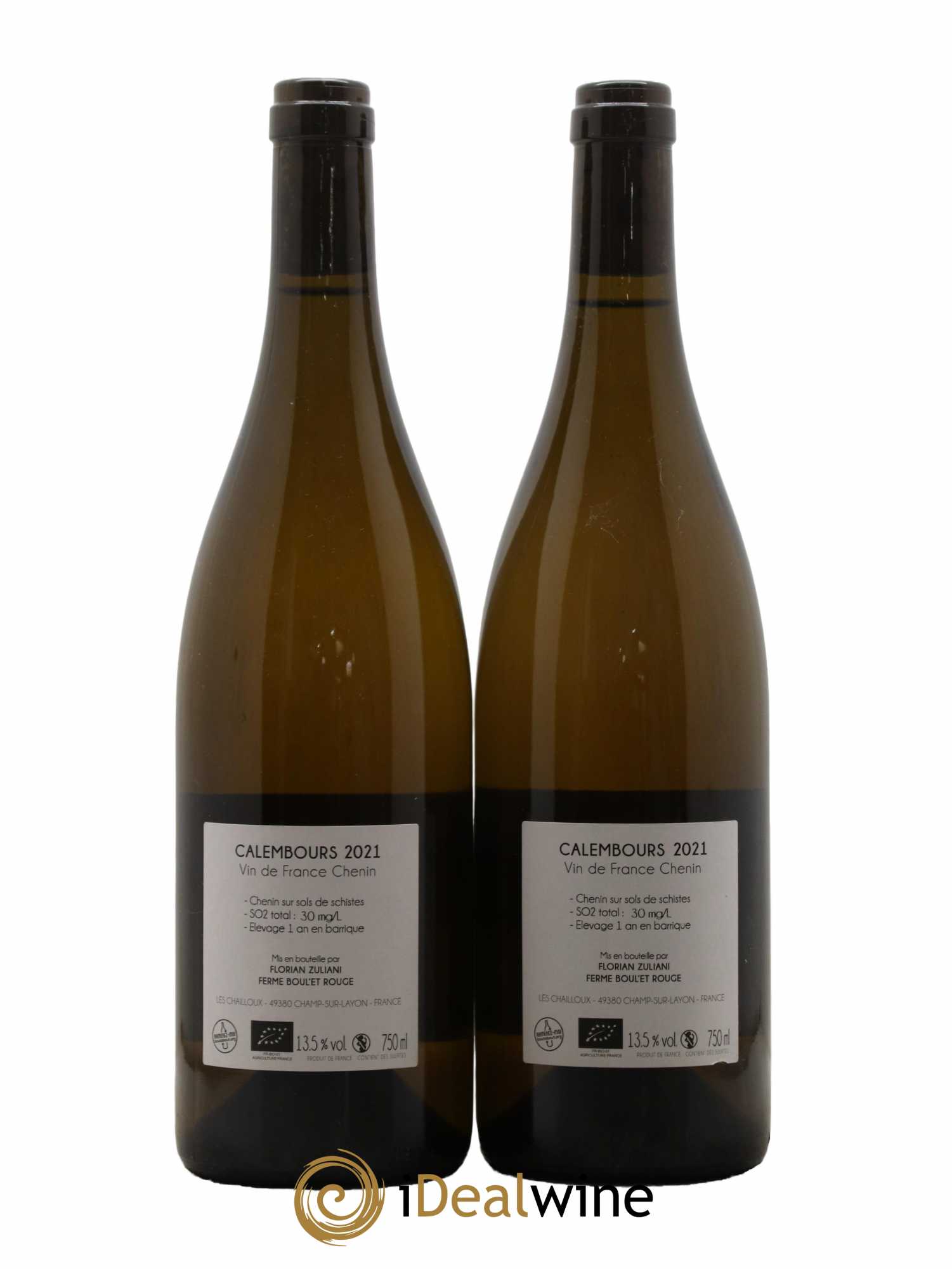 Vin de France Calembours Ferme Boul et Rouge Florian Zuliani 2021 - Lot de 2 bouteilles - 1