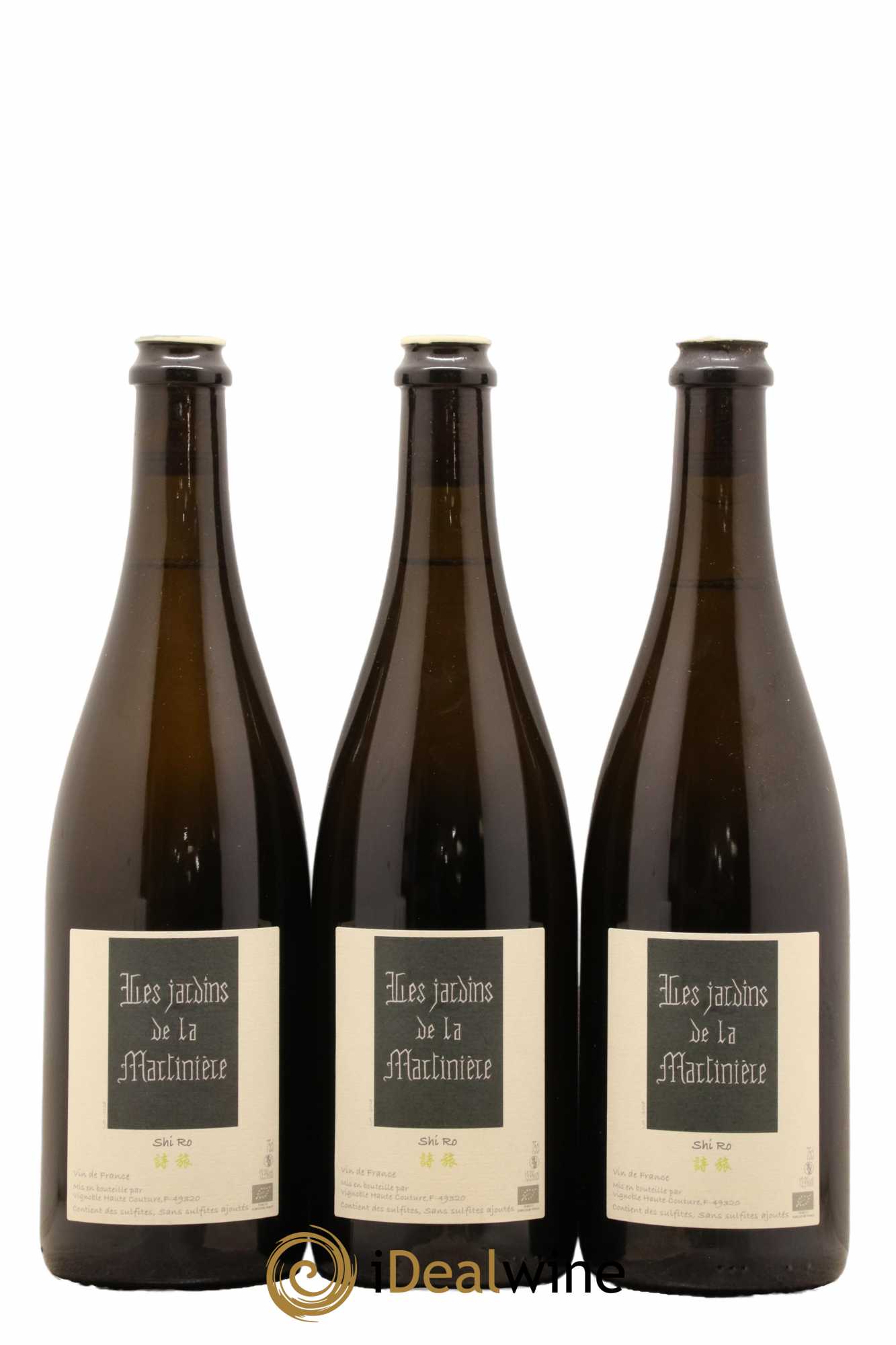 Vin de France Shi Ro Les Jardins de la Martinière 2018 - Lot de 3 bouteilles - 0
