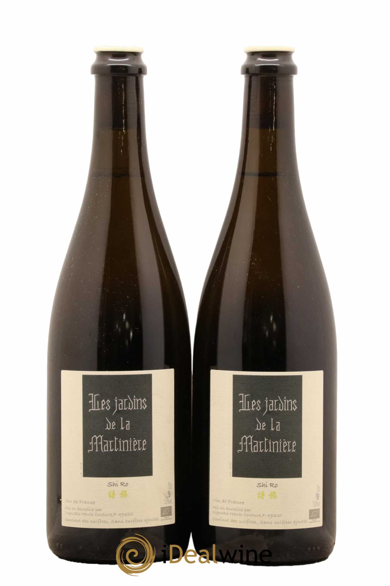 Vin de France Shi Ro Les Jardins de la Martinière 2018 - Lot de 2 bouteilles - 0