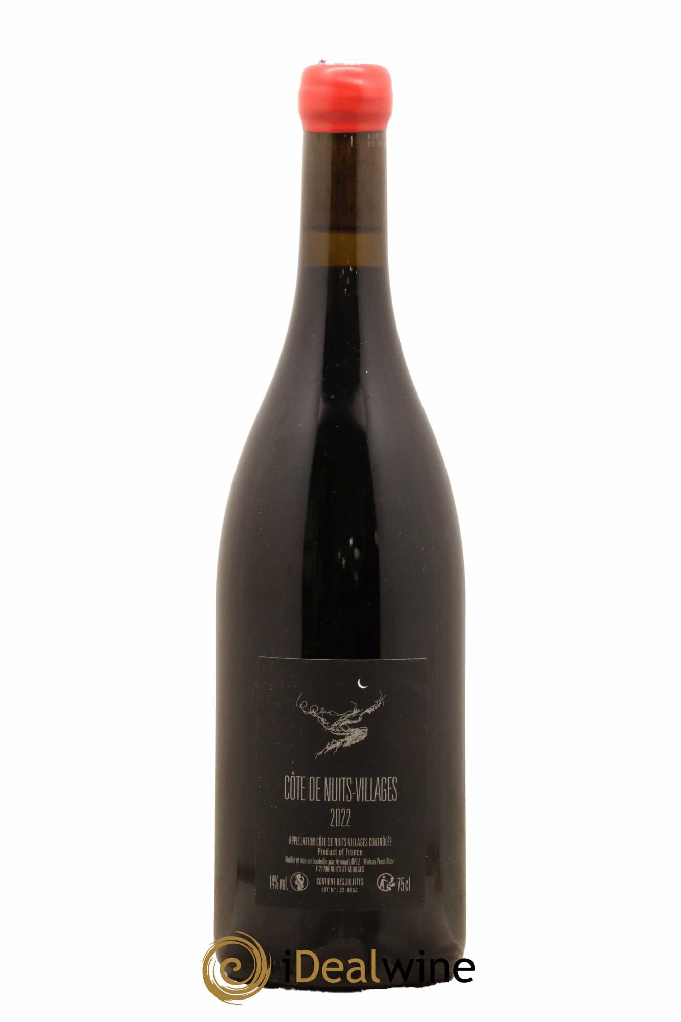 Côte de Nuits-Villages Arnaud Lopez 2022 - Lot de 1 bouteille - 1