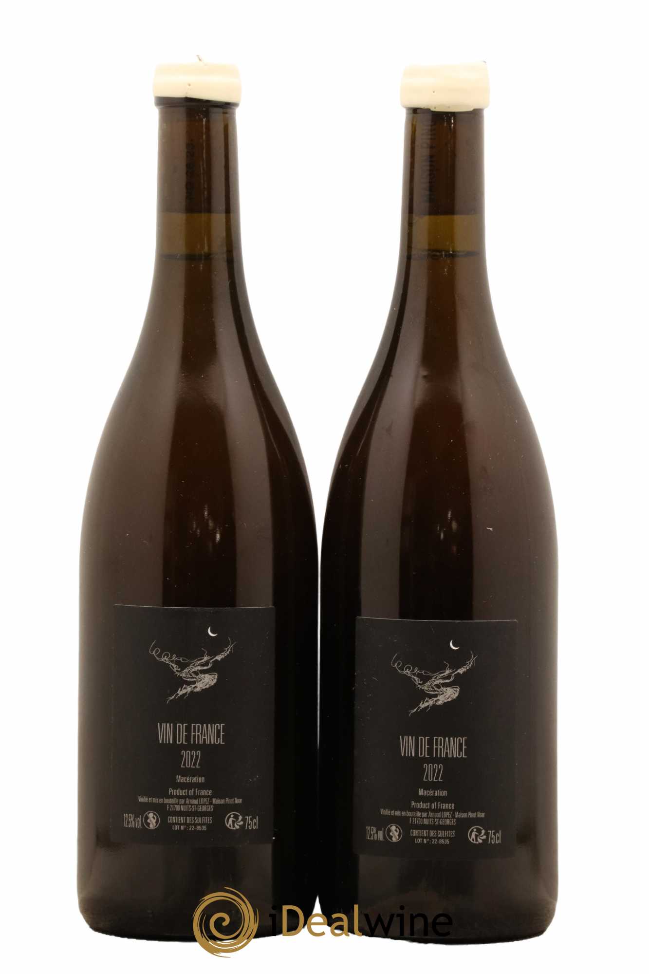 Vin de France Pinot Blanc Domaine Arnaud Lopez 2022 - Lot de 2 bouteilles - 1