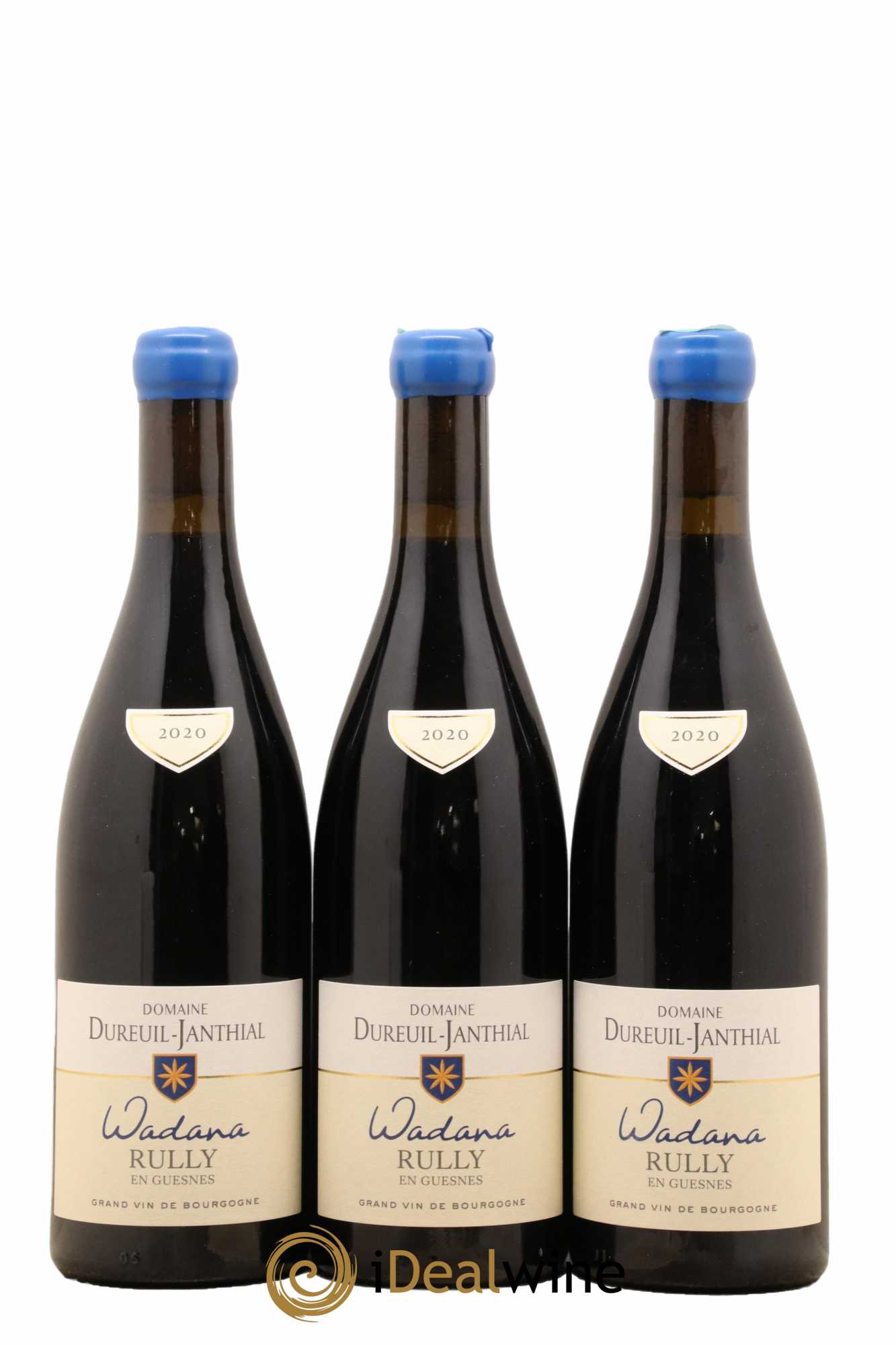 Rully En Guesnes Wadana Vincent Dureuil-Janthial 2020 - Lot de 3 bouteilles - 0