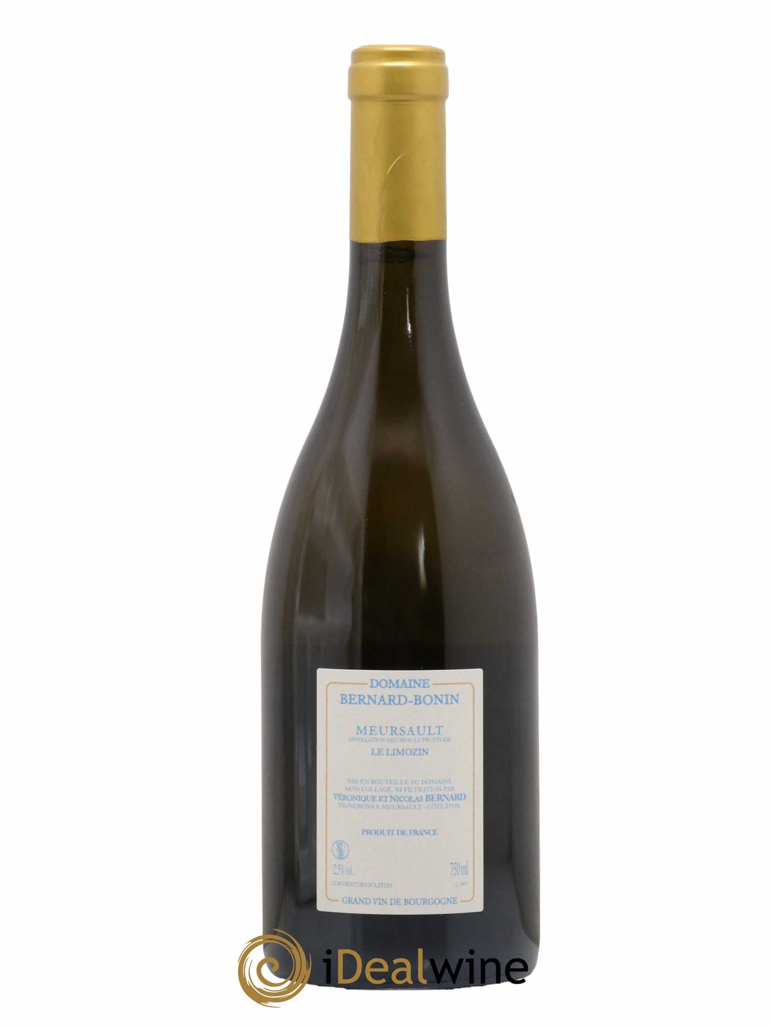 Meursault Le Limozin Bernard Bonin 2018 - Lot of 1 bottle - 1