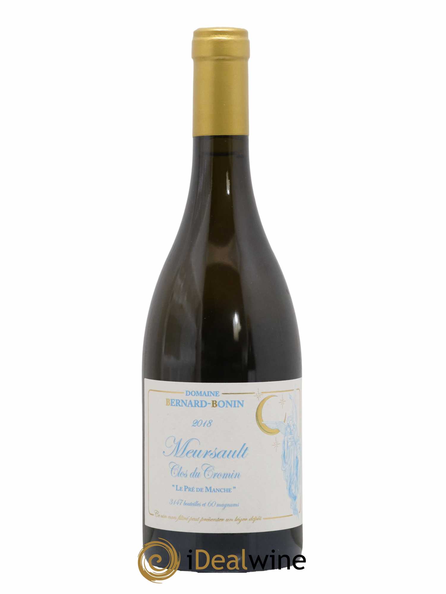 Meursault Clos du Cromin Bernard Bonin Le Pré de Manche 2018 - Lot de 1 bouteille - 0