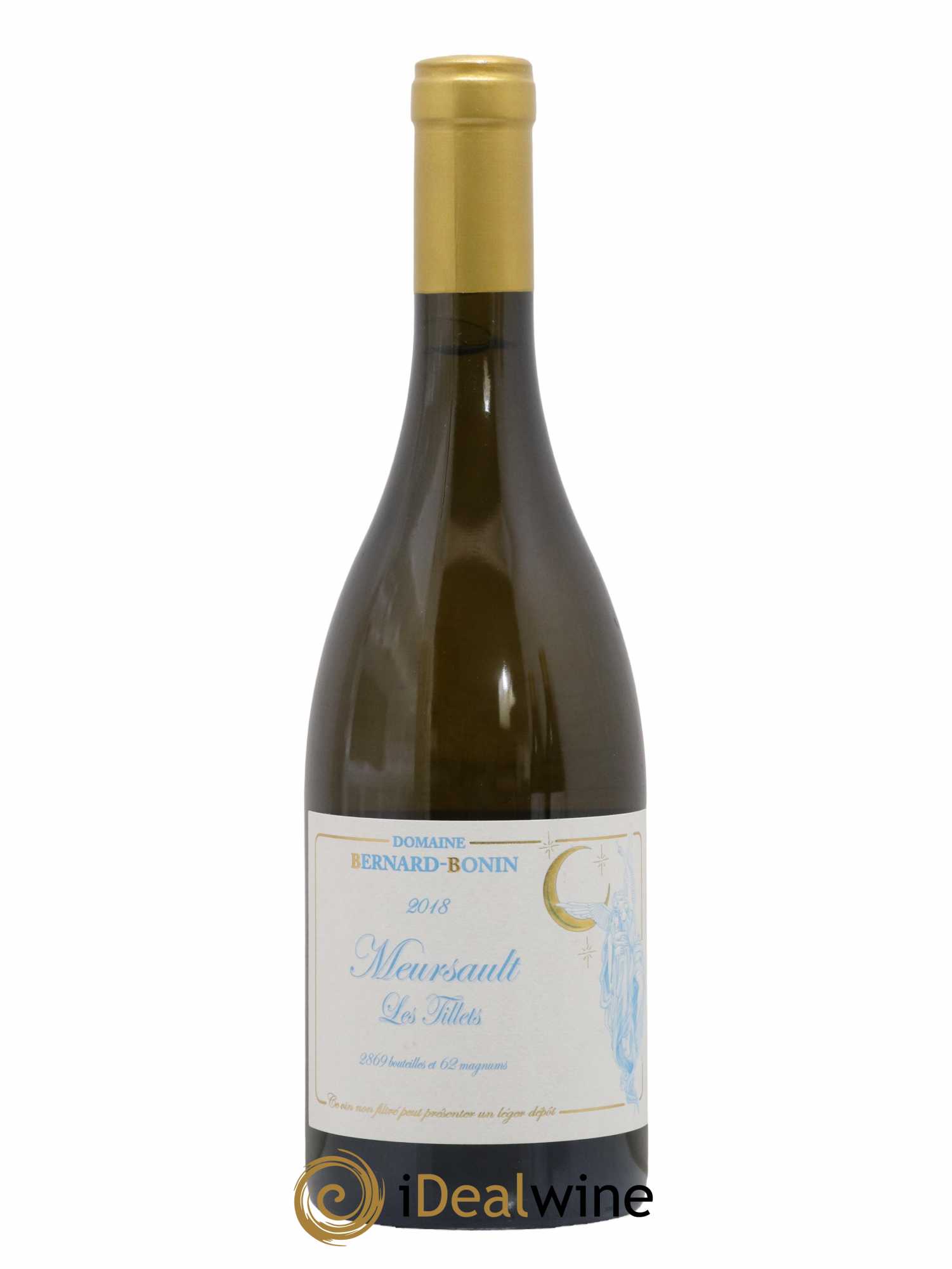 Meursault Les Tillets Bernard Bonin 2018 - Lot de 1 bouteille - 0