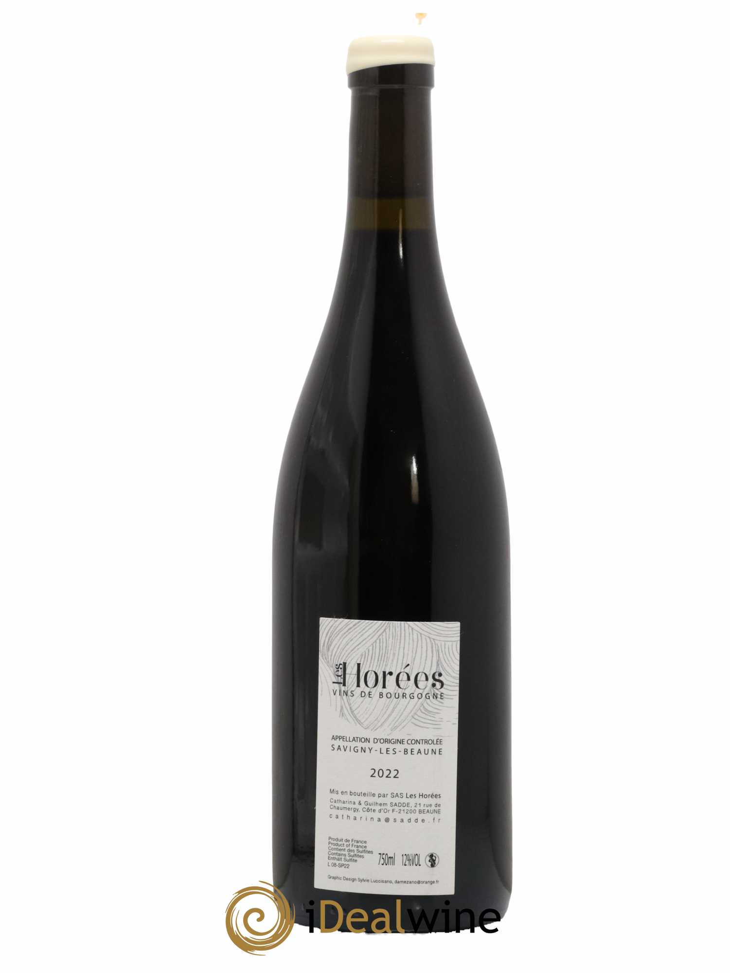 Savigny-lès-Beaune Les Plaisirs et les Jours Les Horées 2022 - Lot de 1 bouteille - 1