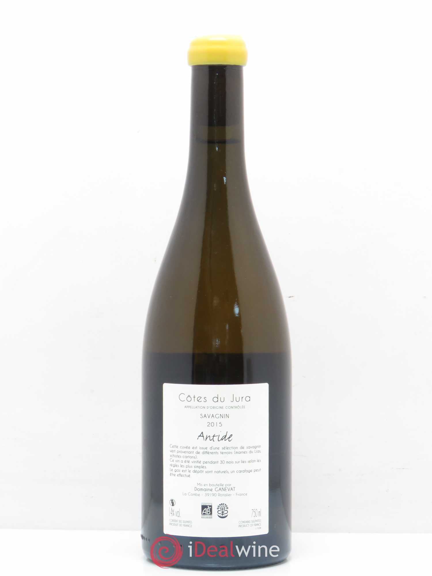 Côtes du Jura Antide Anne et Jean Francois Ganevat 2015 - Posten von 1 Flasche - 1
