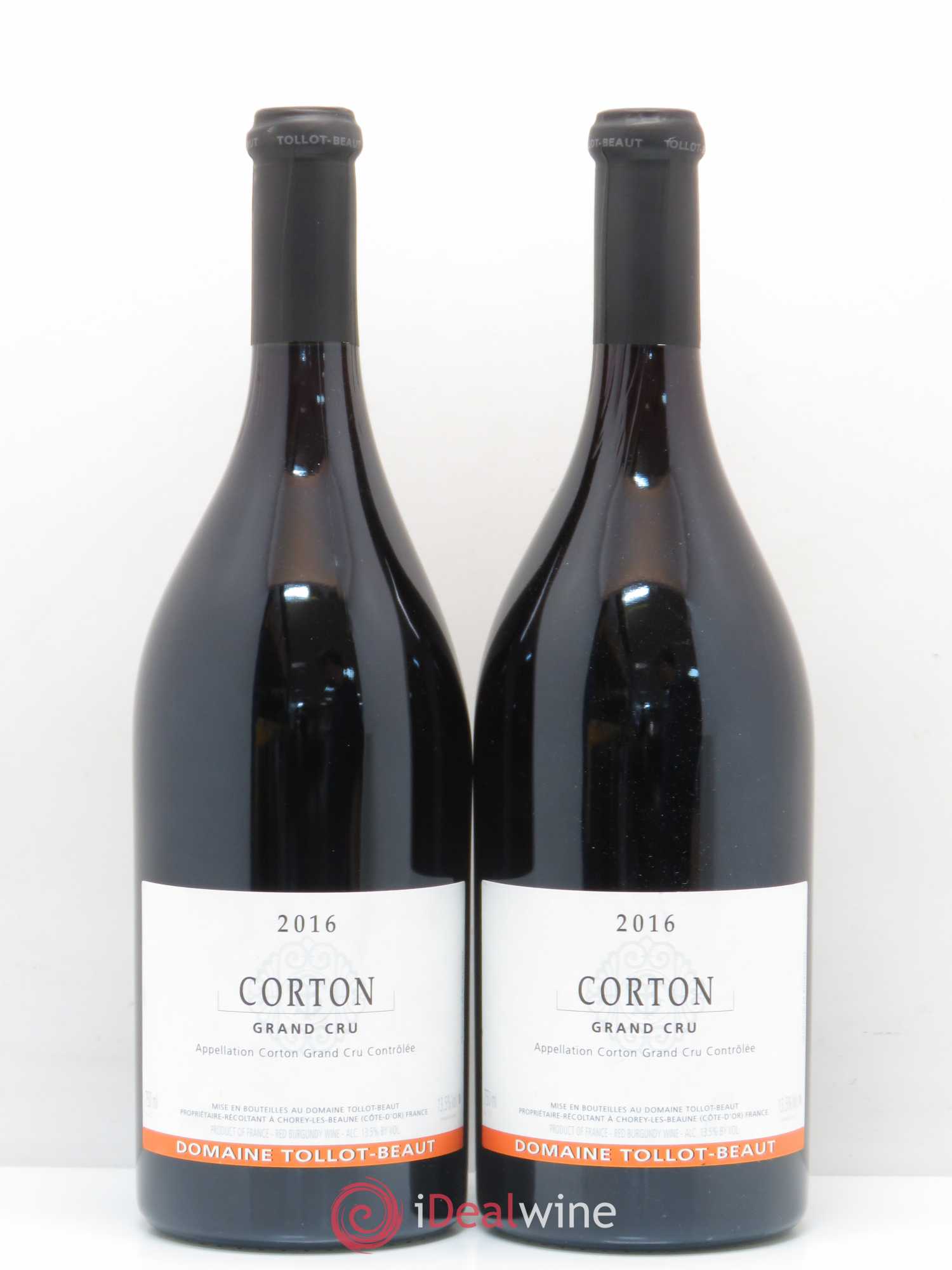 Corton Grand Cru Tollot Beaut (Domaine) 2016 - Lot de 2 bouteilles - 0