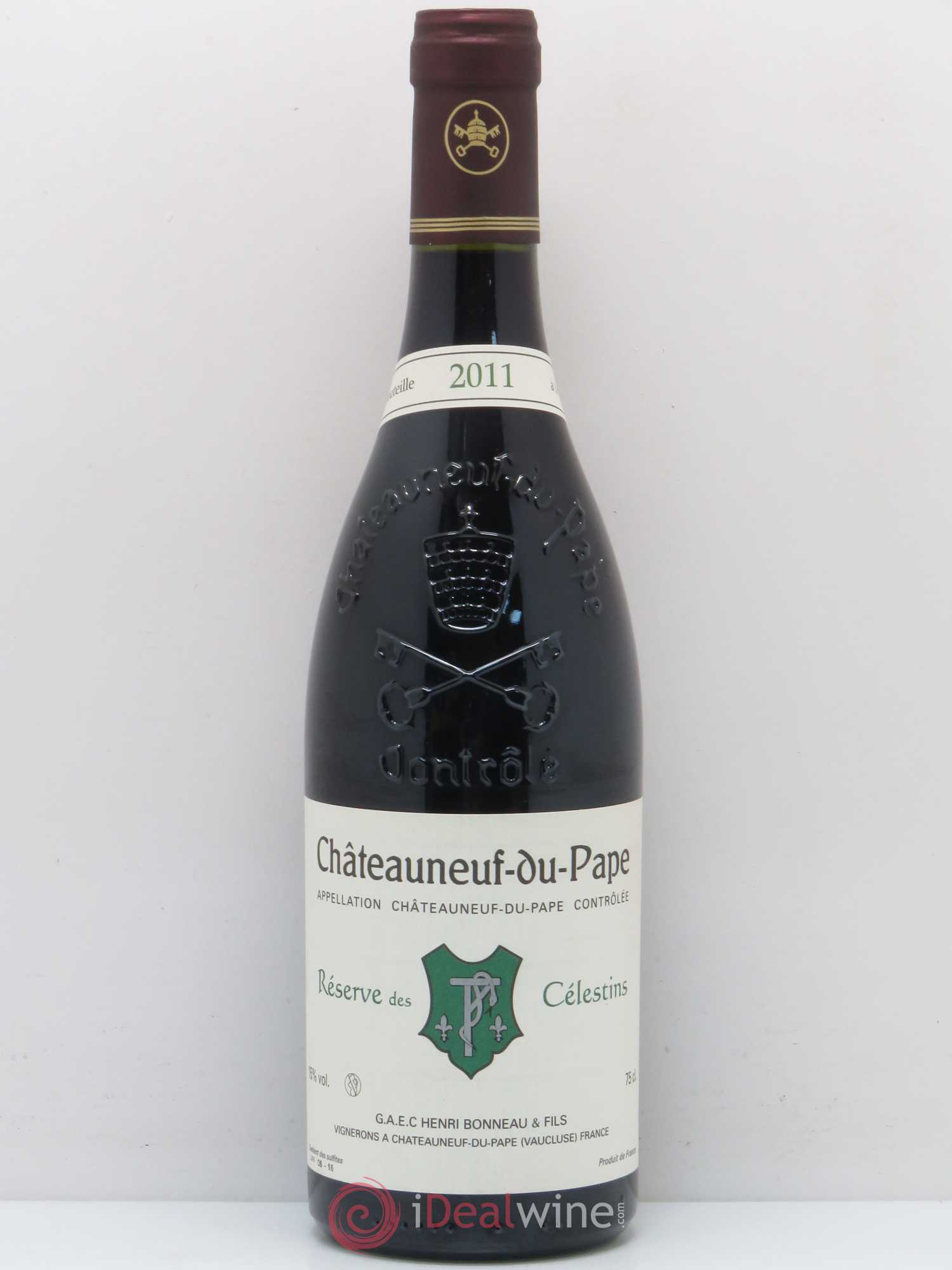 Châteauneuf-du-Pape Réserve des Célestins Henri Bonneau & Fils 2011 - Lot de 1 bouteille - 0