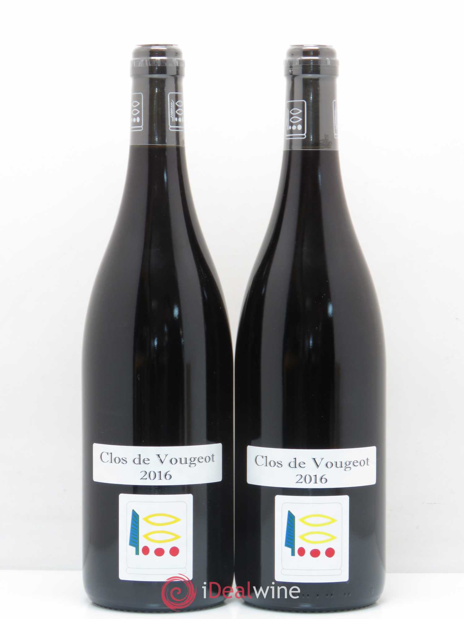 Clos de Vougeot Grand Cru Prieuré Roch (sans prix de réserve) 2016 - Lot de 2 bouteilles - 0