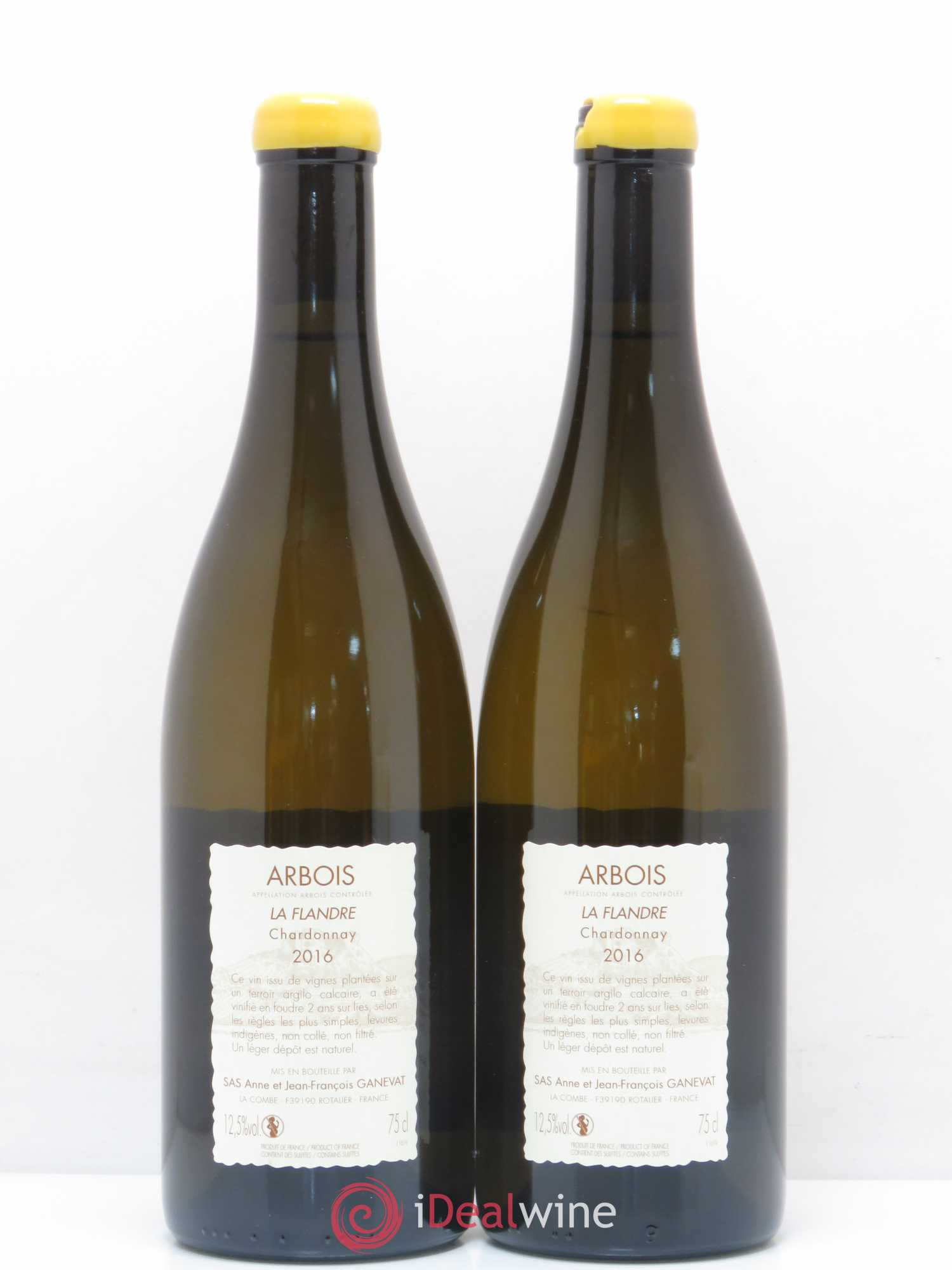 Arbois La Flandre Anne et Jean Francois Ganevat 2016 - Posten von 2 Flaschen - 1