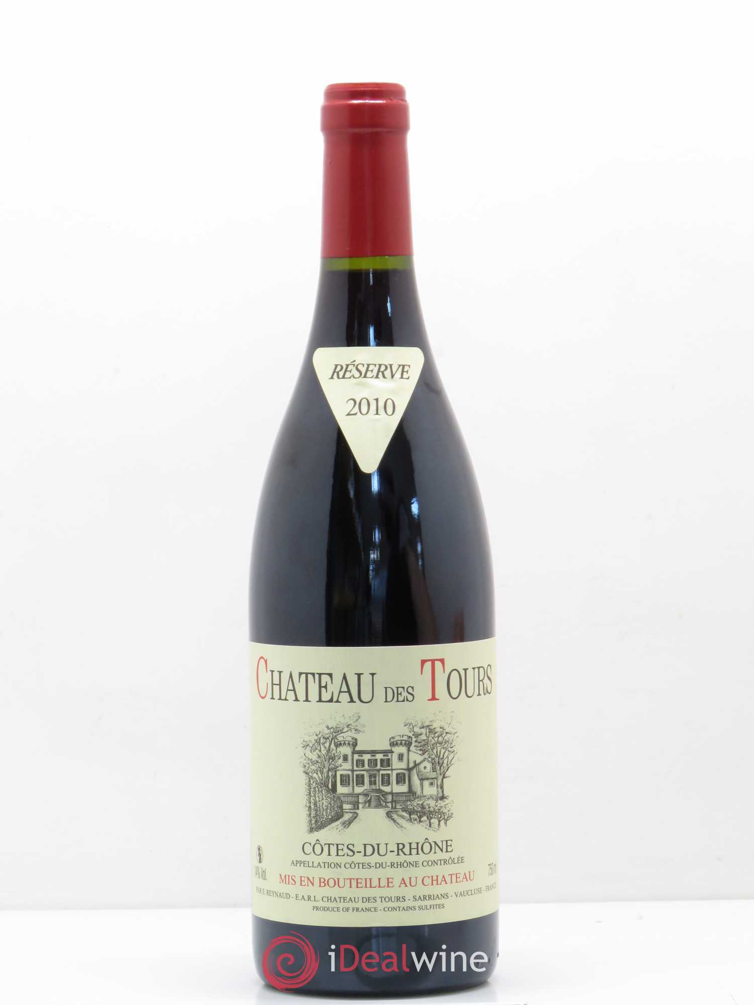 Côtes-du-Rhône Château des Tours Emmanuel Reynaud 2010 - Lot de 1 bouteille - 0