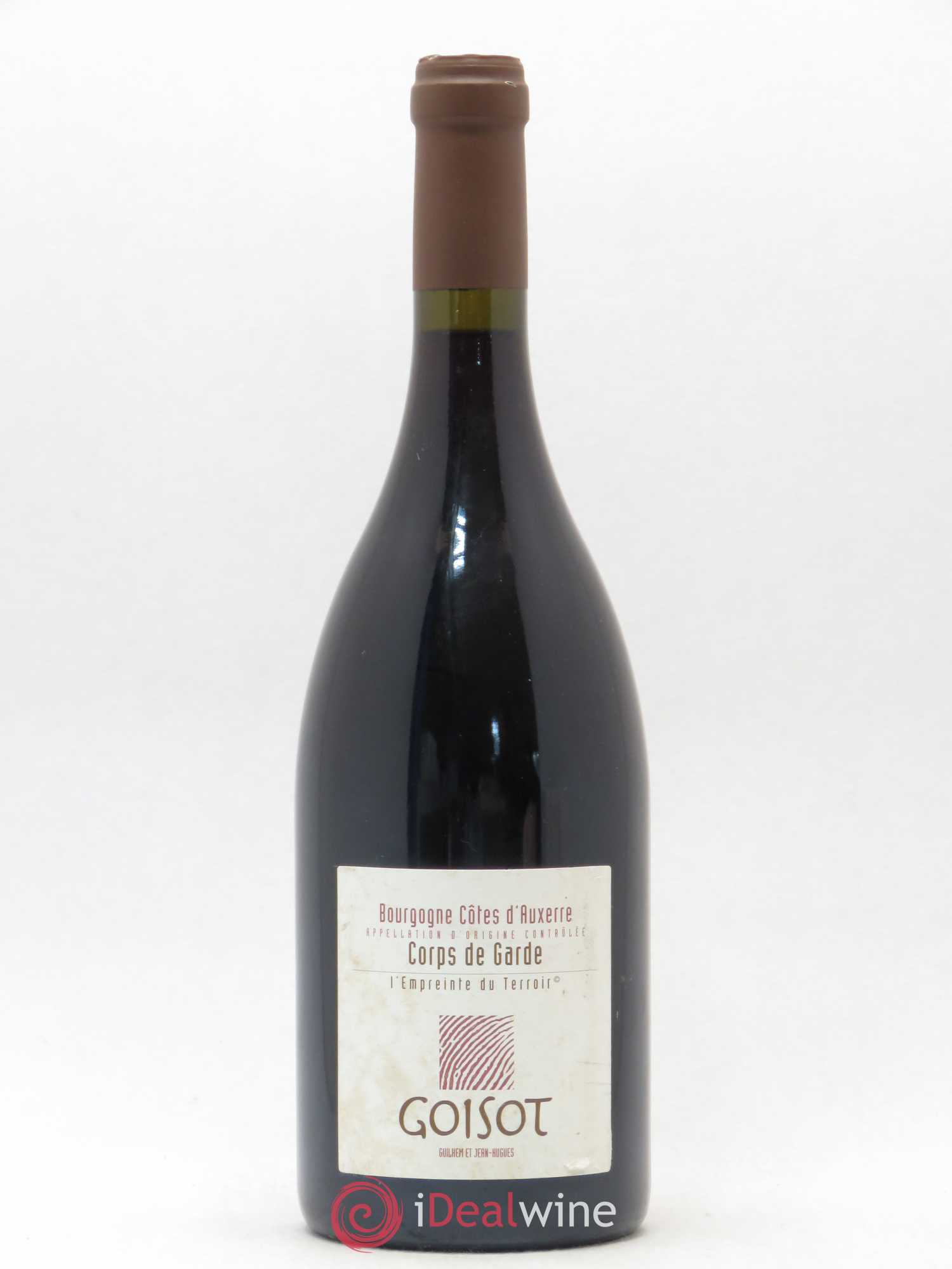 Bourgogne Côtes d'Auxerre Corps de Garde Goisot 2010 - Posten von 1 Flasche - 0