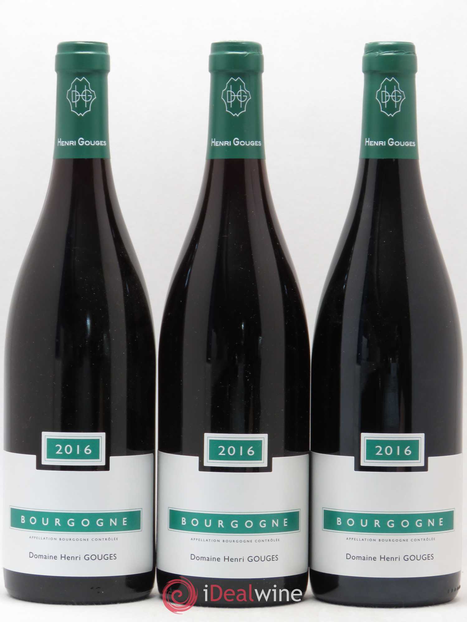Bourgogne Henri Gouges 2016 - Lotto di 3 bottiglie - 0