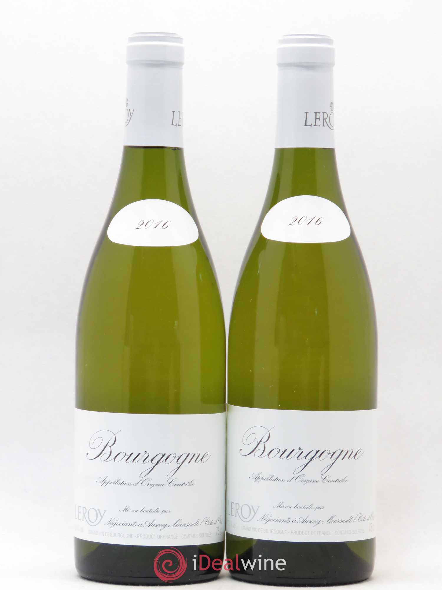 Bourgogne Leroy (Domaine) 2016 - Lot de 2 bouteilles - 0
