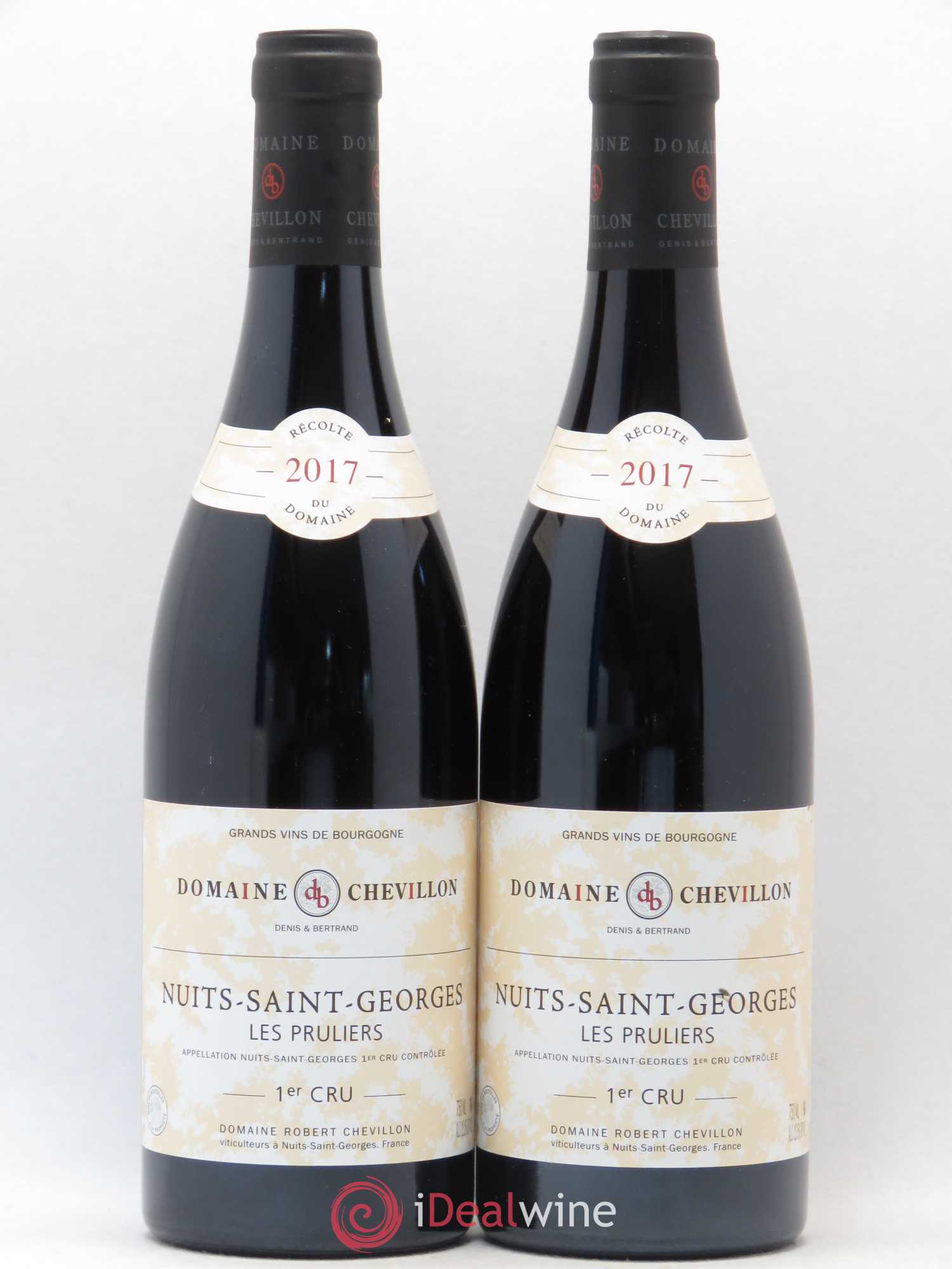Nuits-Saint-Georges 1er Cru Les Pruliers Robert Chevillon 2017 - Lot de 2 bouteilles - 0