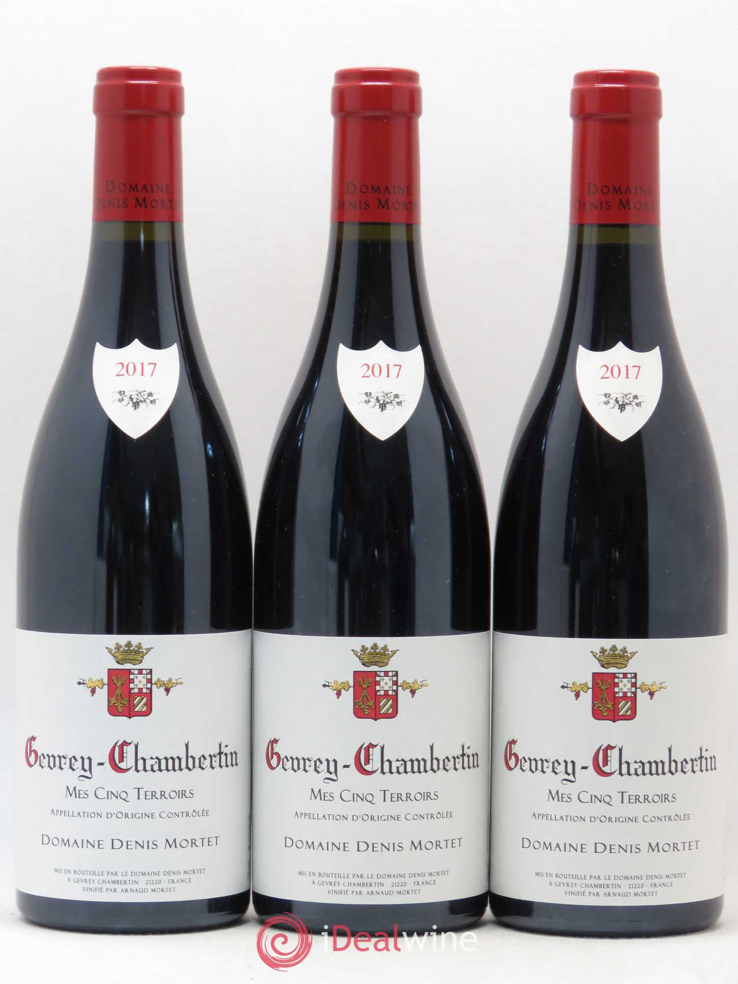 Gevrey-Chambertin Mes Cinq Terroirs Denis Mortet (Domaine) 2017 - Lot de 3 bouteilles - 0